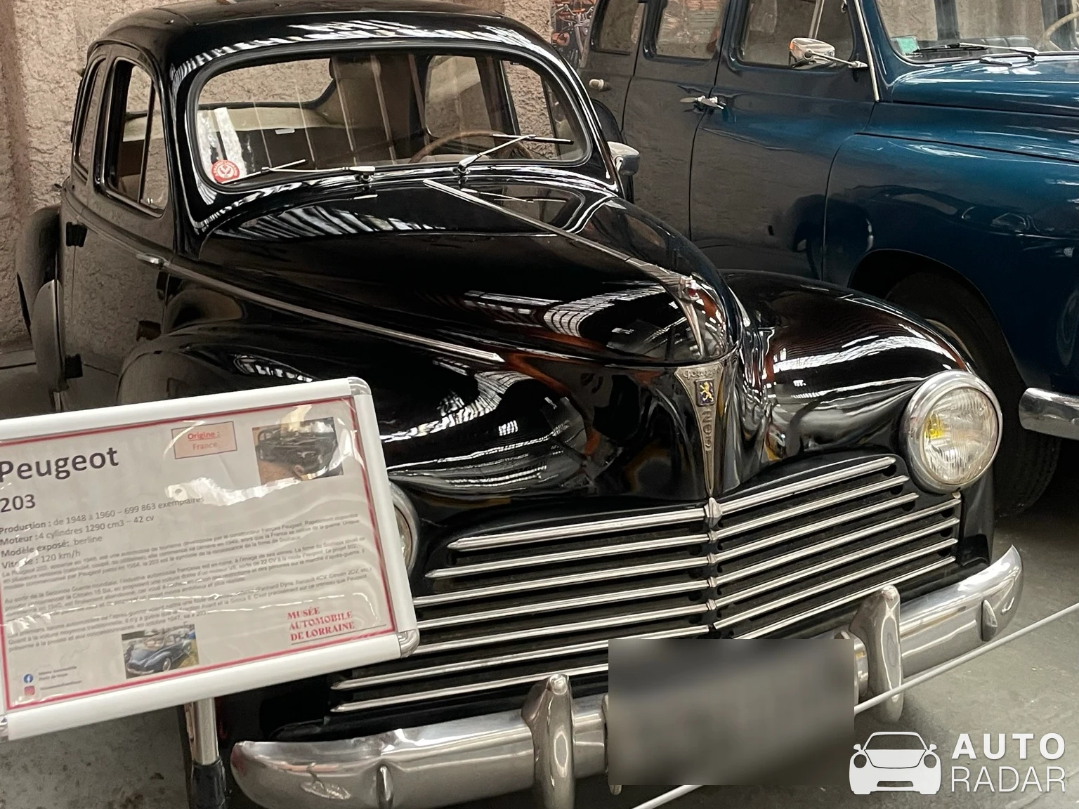 Peugeot 203 spotted in Bois-de-Haye