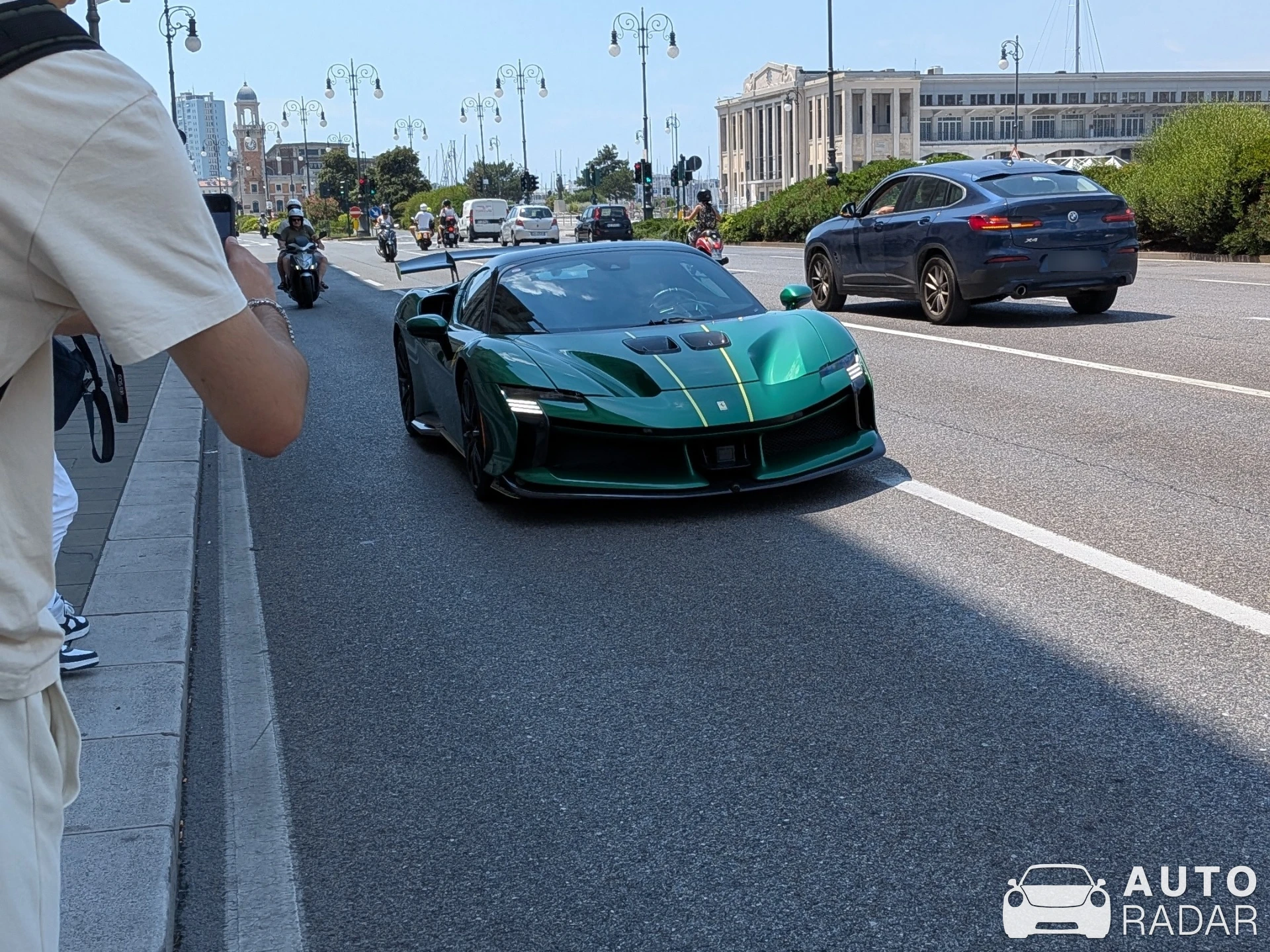Ferrari SF90 XX Spider spotted in Trieste