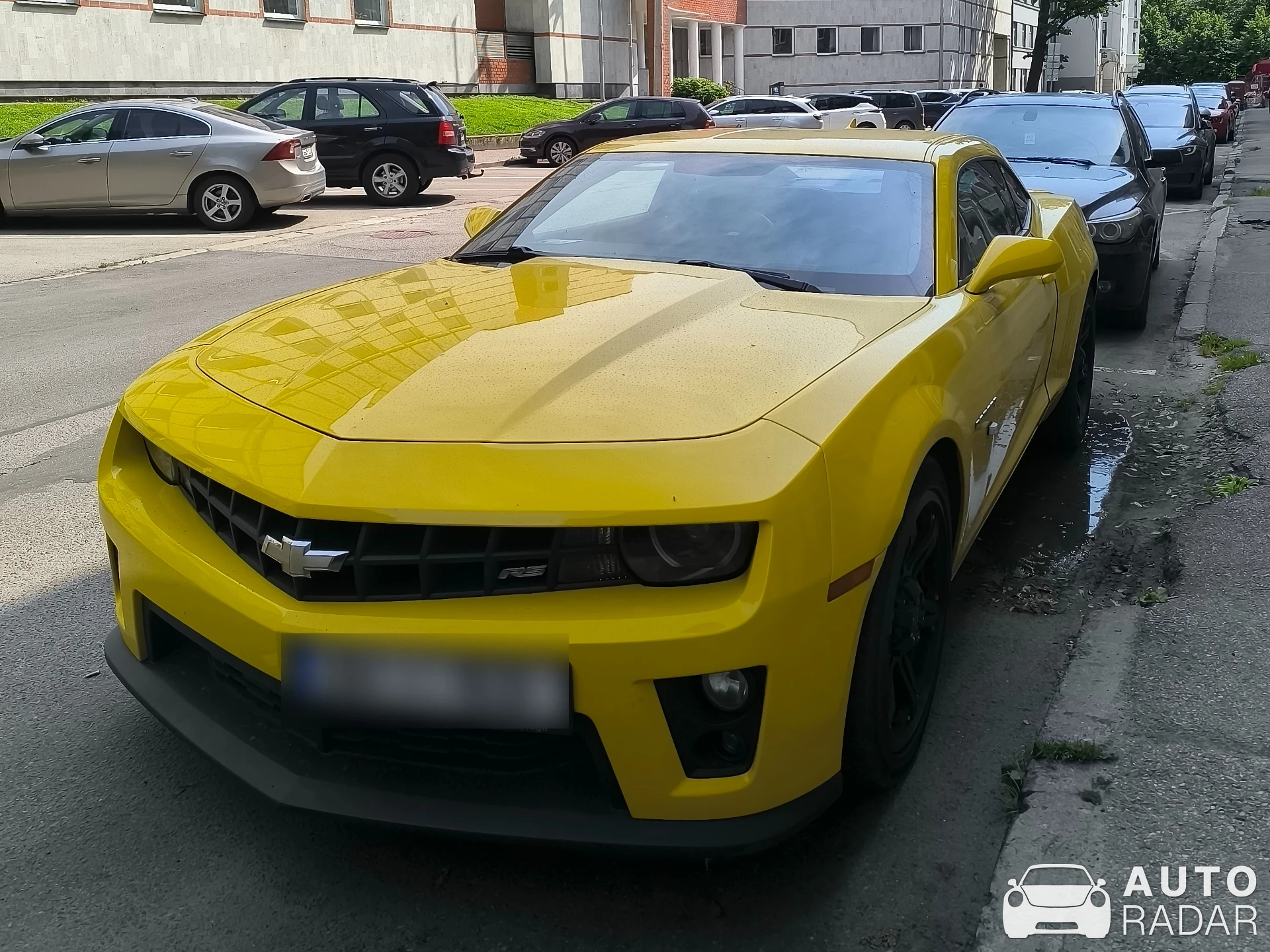 Chevrolet Camaro RS spotted in Riga