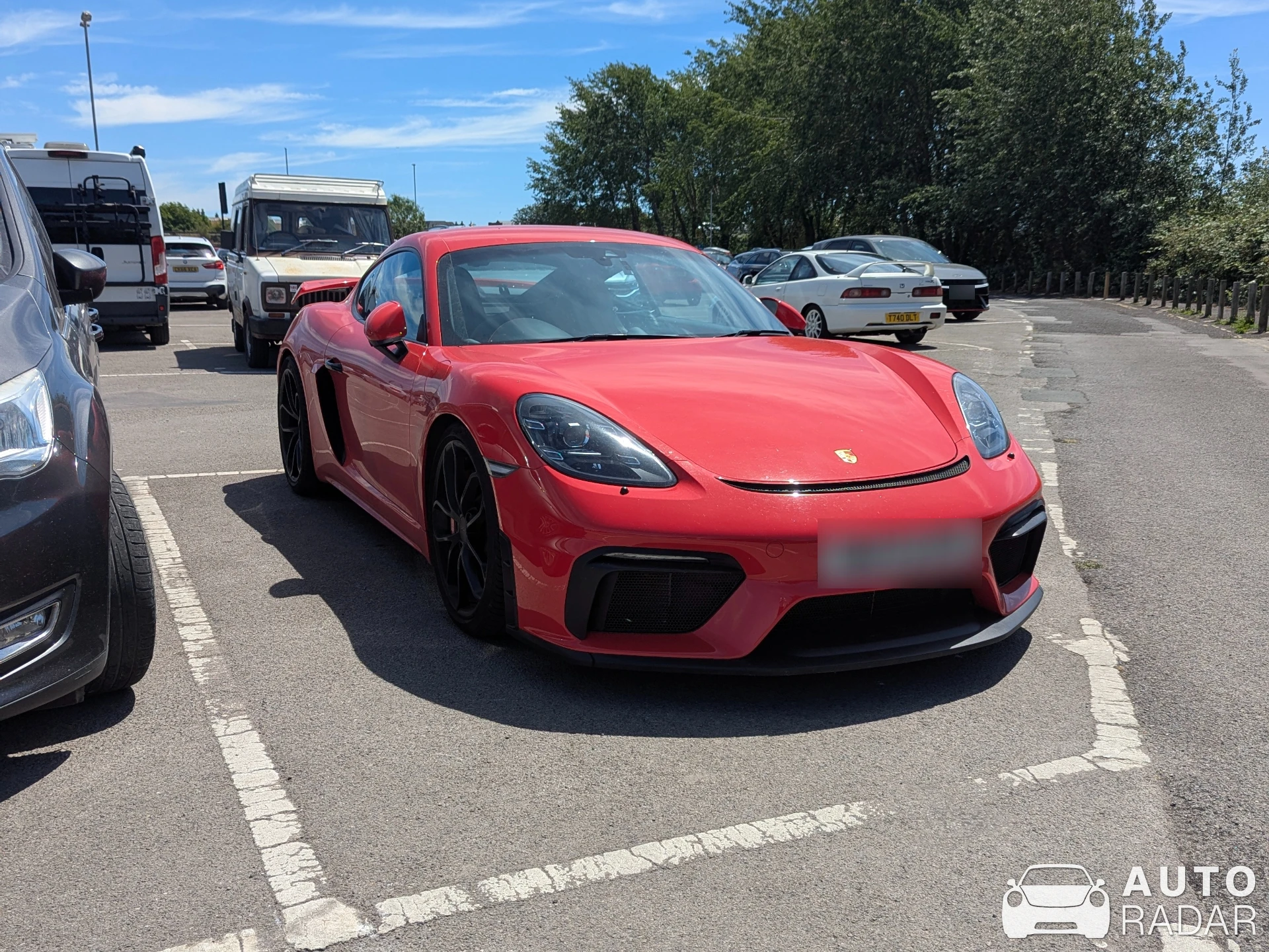 Porsche 718 Cayman GT4 spotted in Weymouth