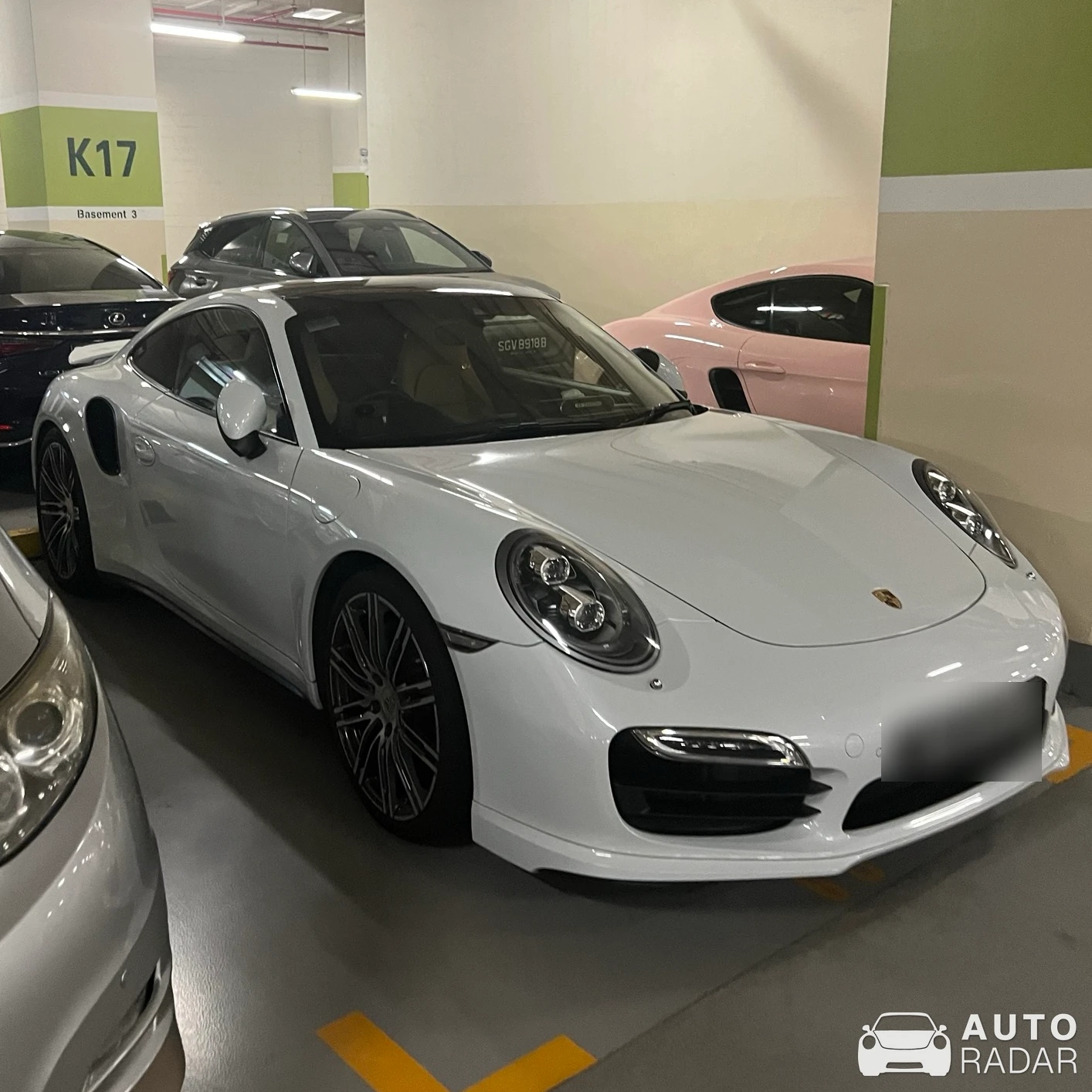 Porsche 991 Turbo MkI spotted in Singapore