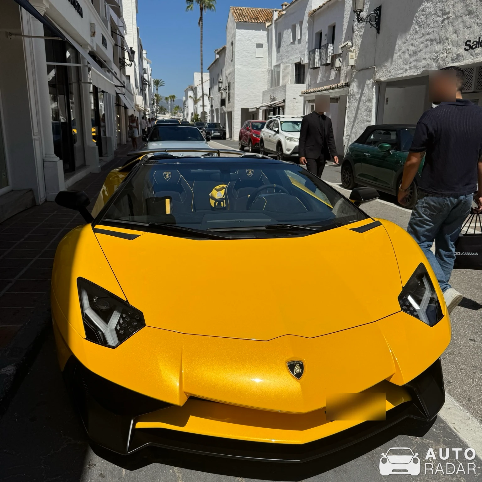 Lamborghini Aventador LP750-4 SuperVeloce Roadster spotted in Marbella, Spain