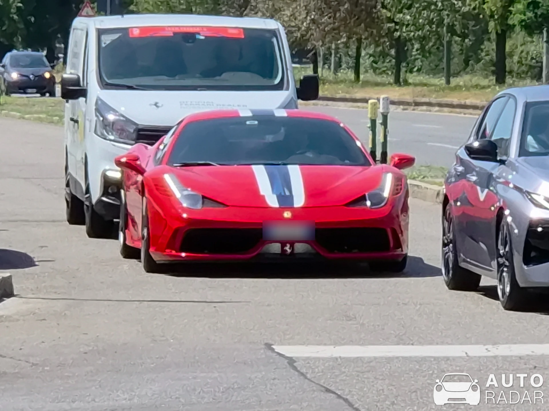 Ferrari 458 Speciale spotted in Milano