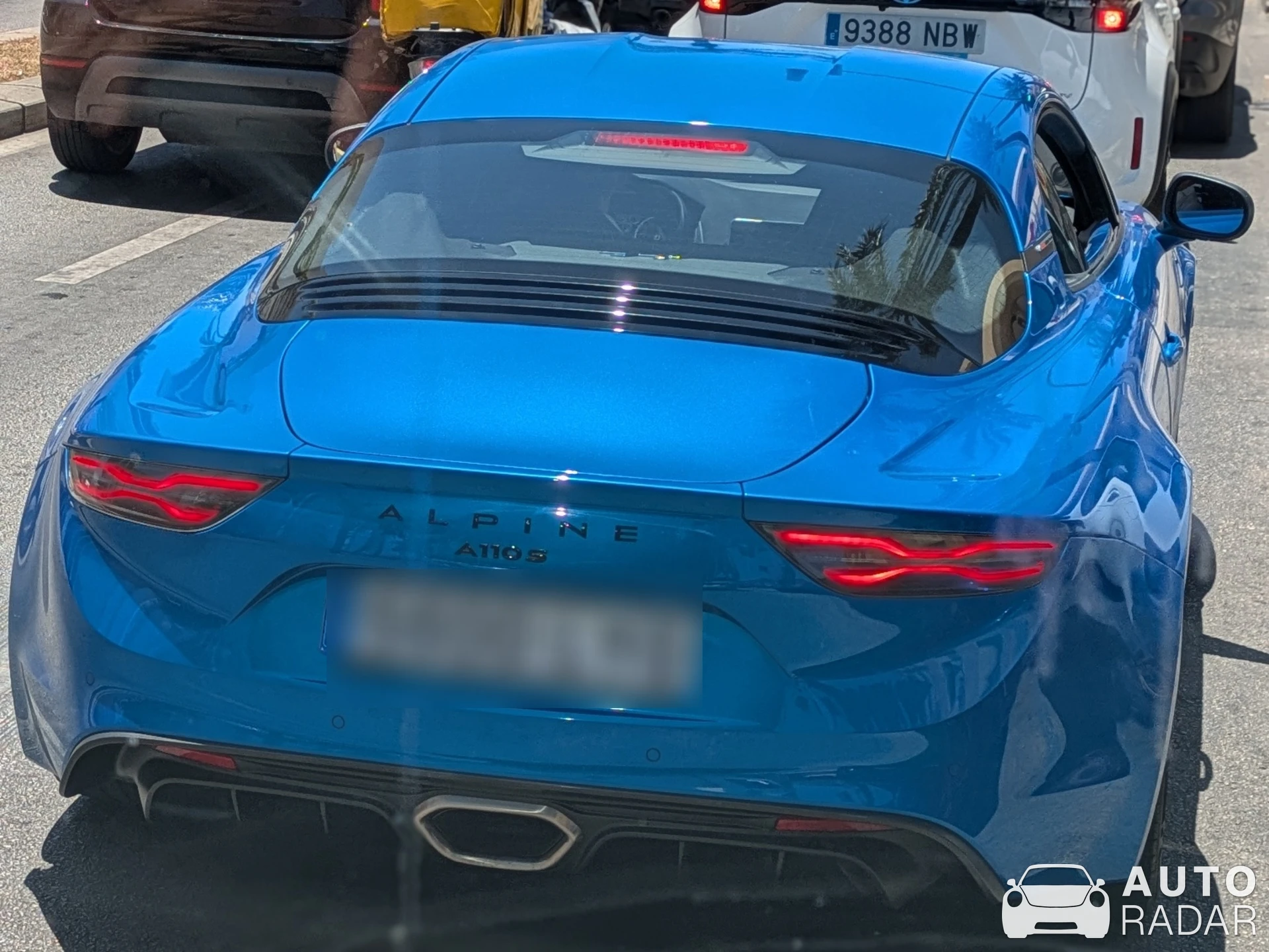 Alpine A110 S spotted in Fuengirola