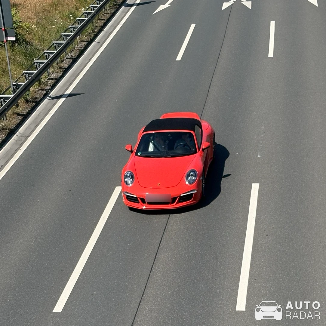 Porsche 991 Carrera S Cabriolet MkI spotted in Düsseldorf