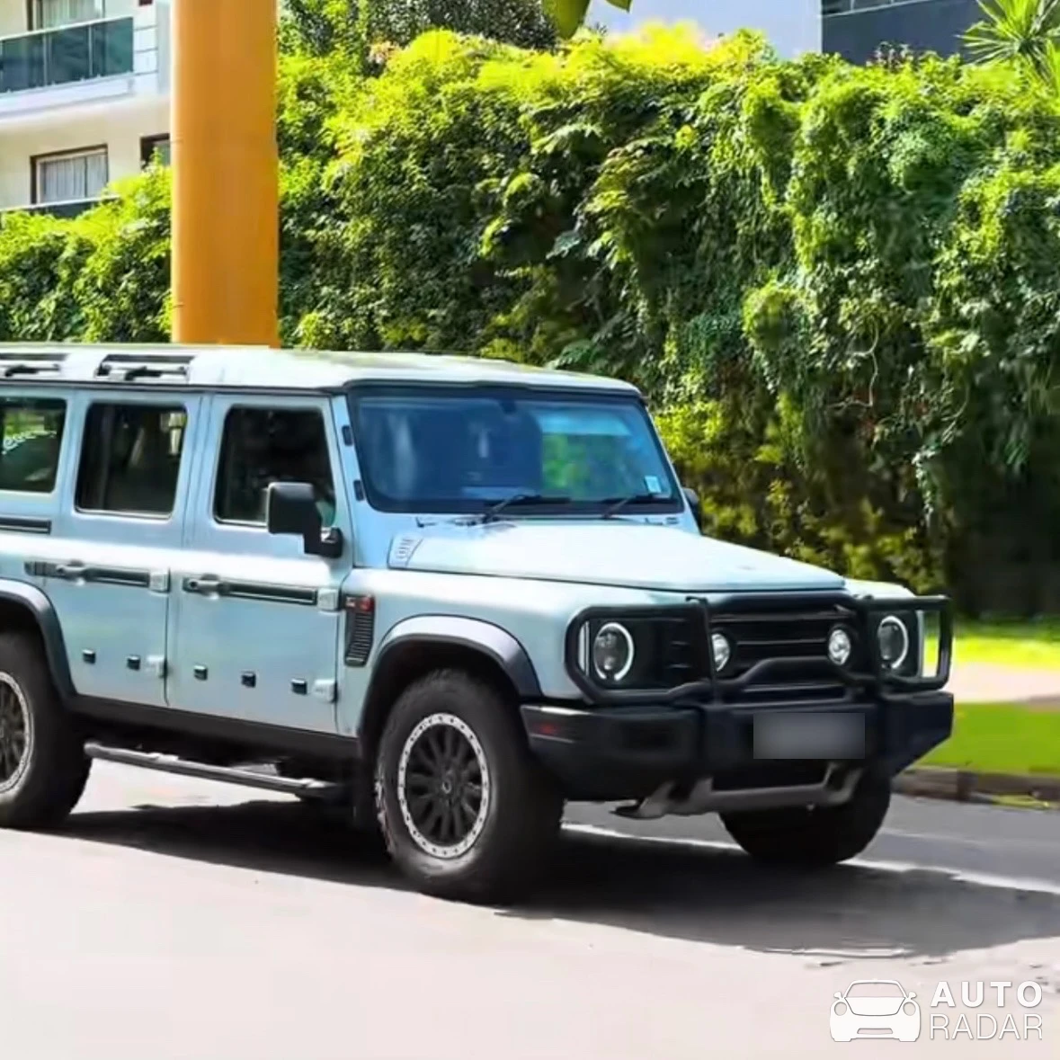 Ineos Grenadier spotted in Nairobi