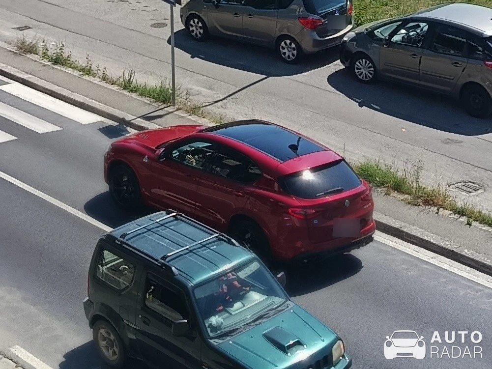 Alfa Romeo Stelvio Quadrifoglio spotted in Montevarchi