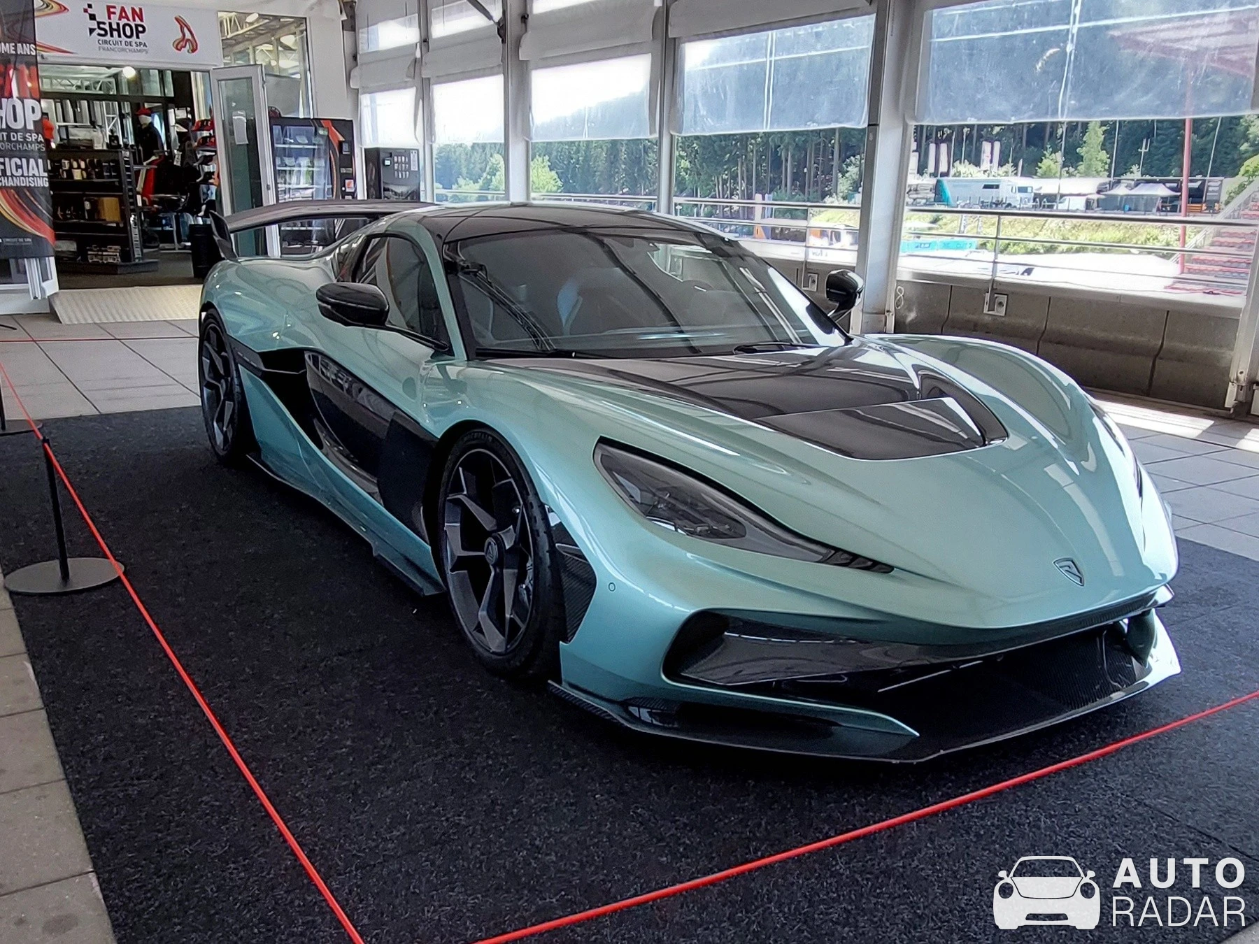 Rimac Nevera spotted in Stavelot