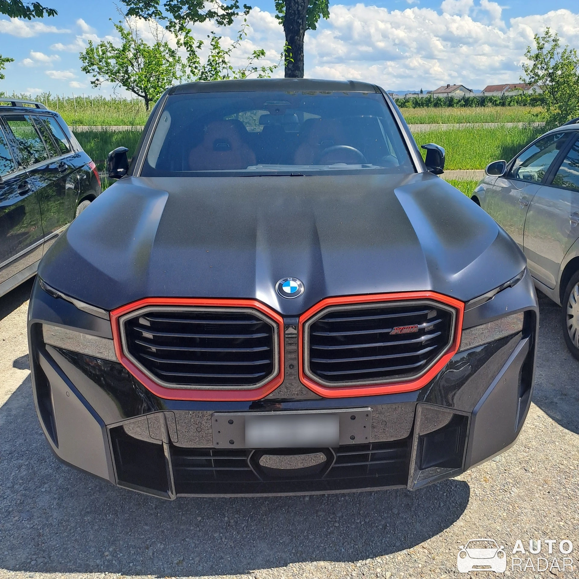 BMW XM G09 Label Red spotted in Friedrichshafen