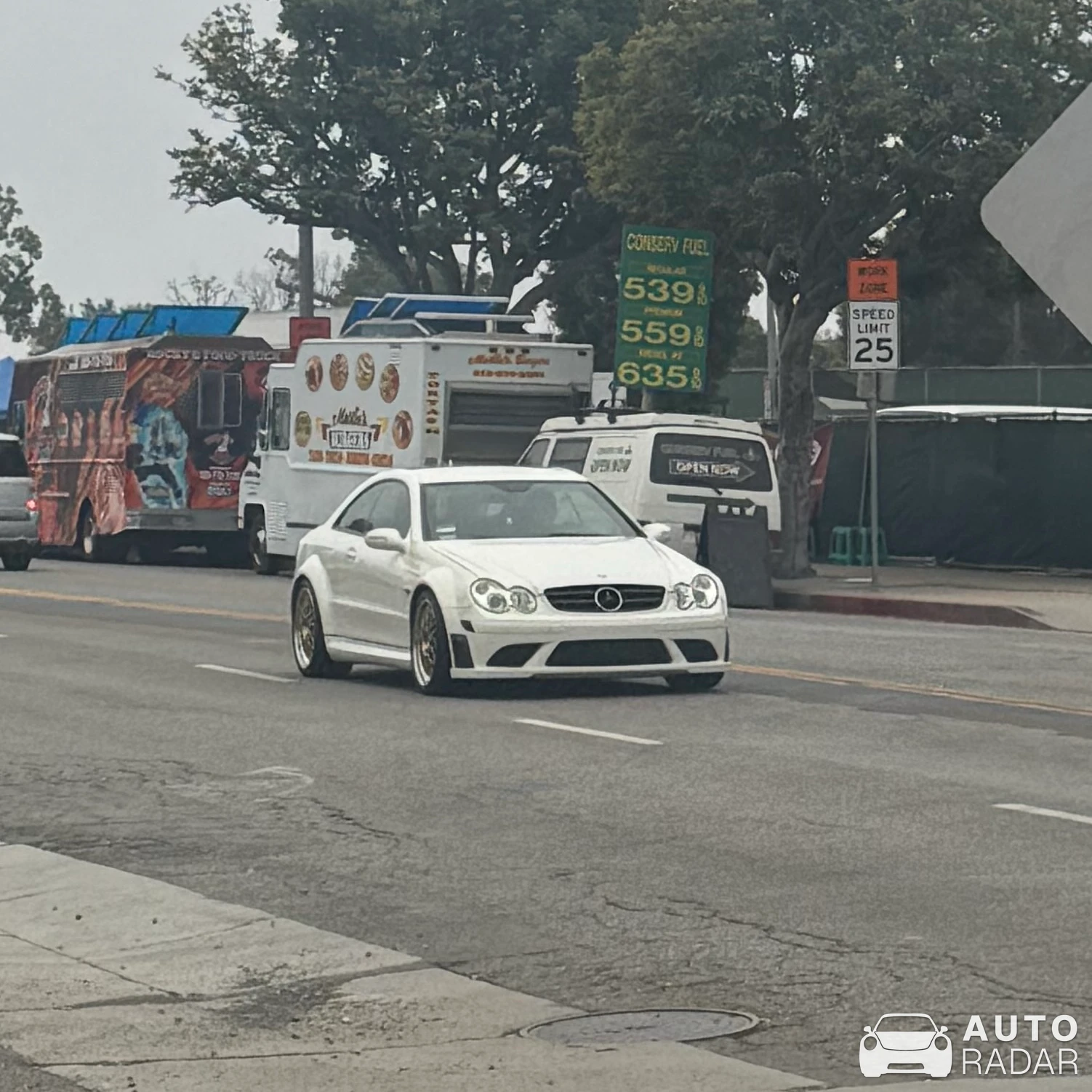 Mercedes-Benz CLK 63 AMG Black Series spotted in Los Angeles