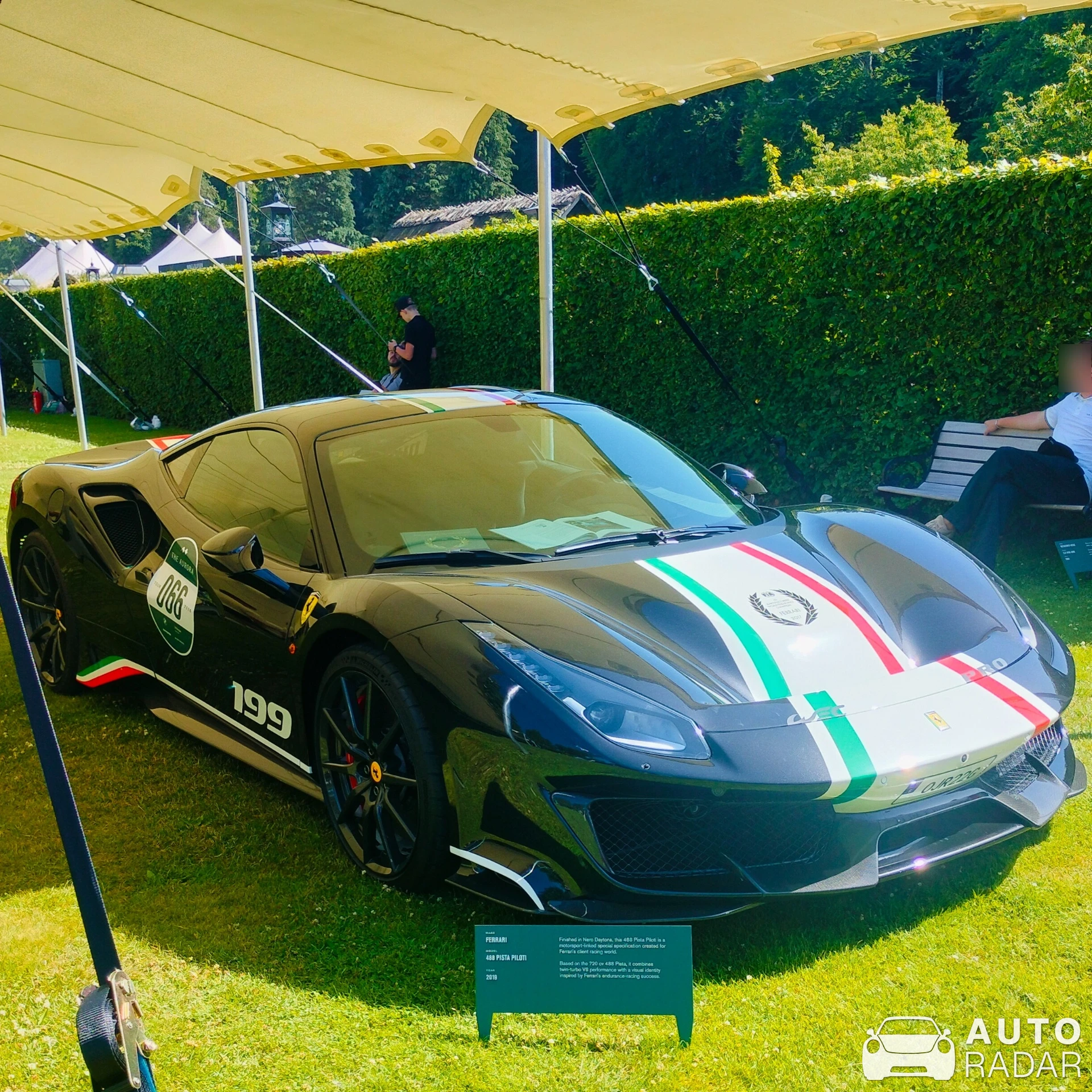 Ferrari 488 Pista Piloti spotted in Båstad