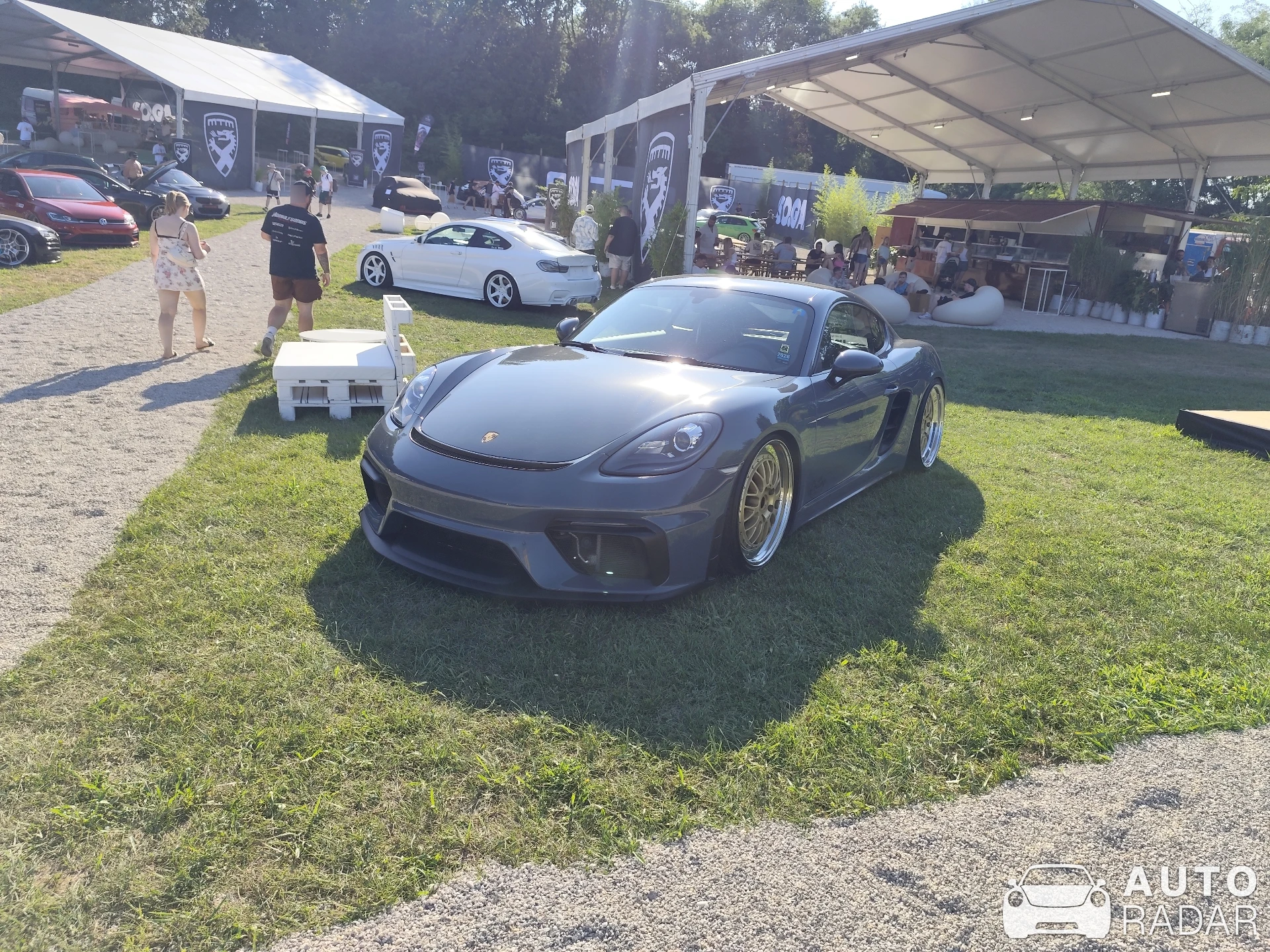 Porsche 718 Cayman GT4 spotted in Monzambano