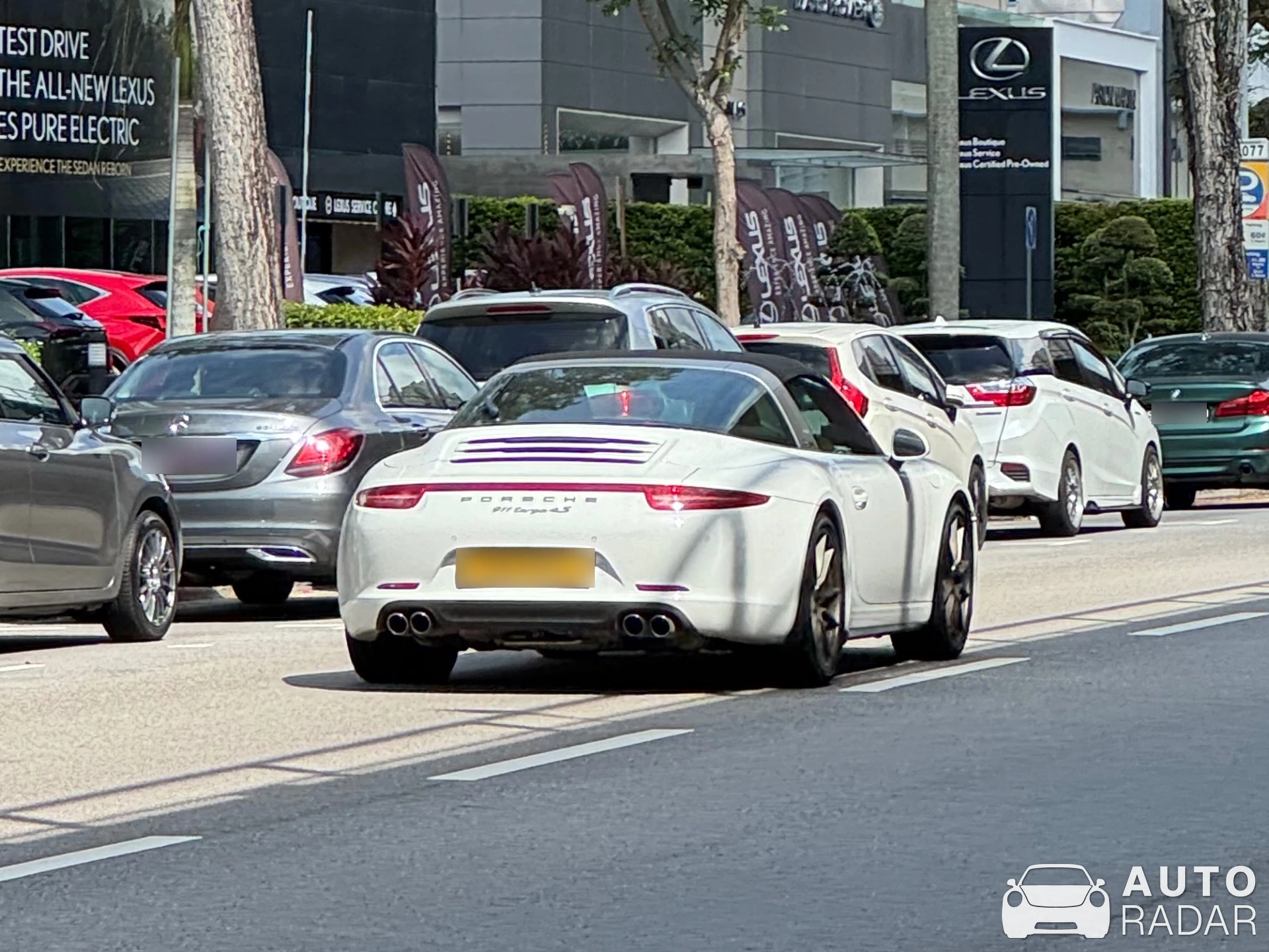 Porsche 991 Targa 4 MkI spotted in Singapore