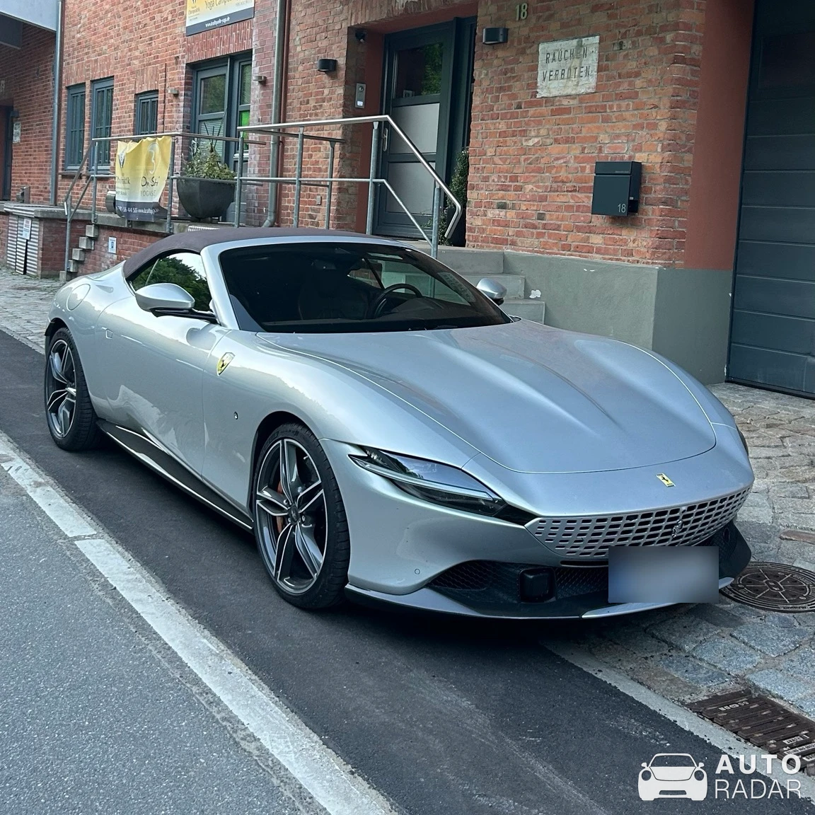 Ferrari Roma Spider spotted in Rostock