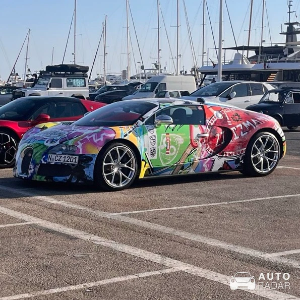 Bugatti Veyron 16.4 Grand Sport L'Or Blanc spotted in Cannes