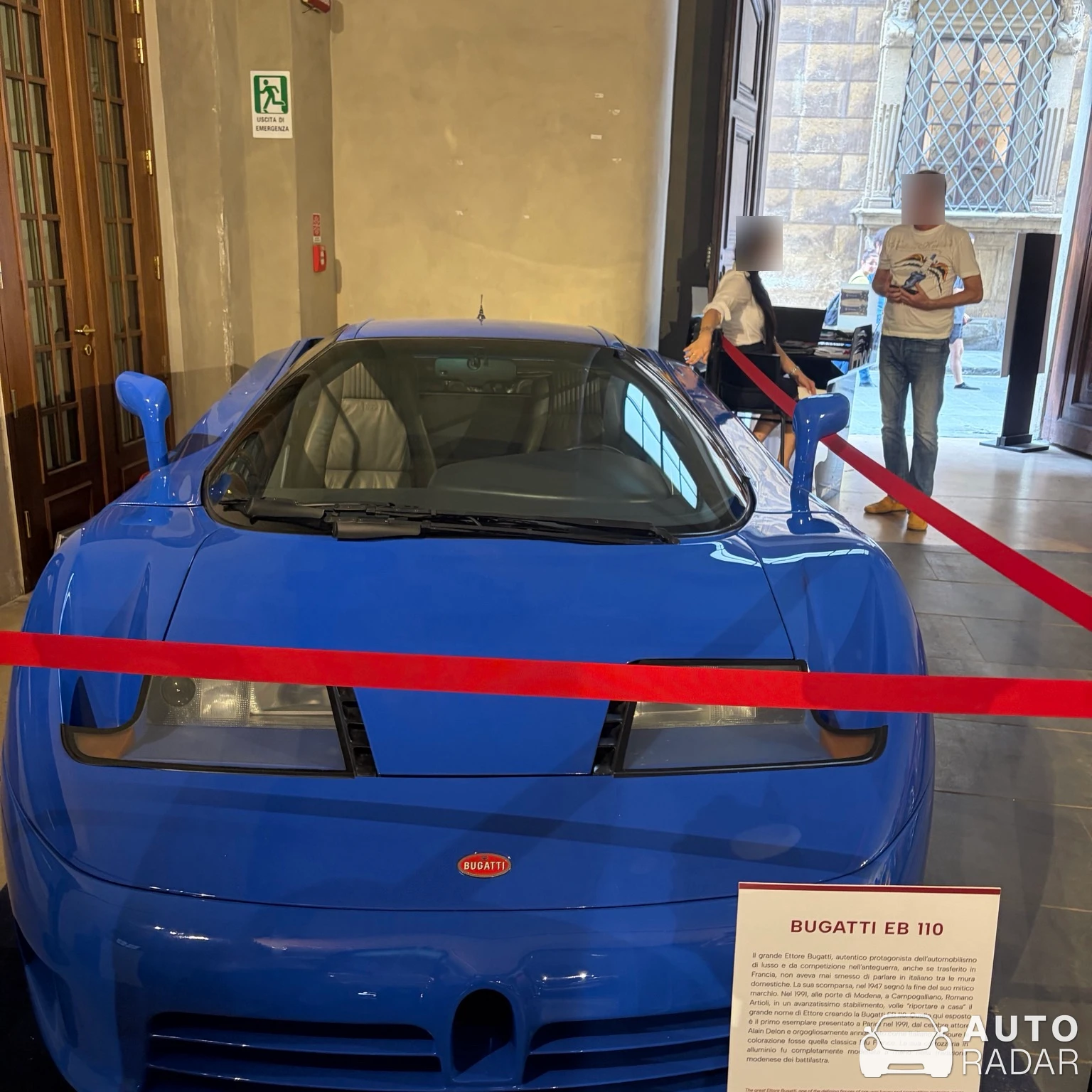 Bugatti EB110 spotted in Florence