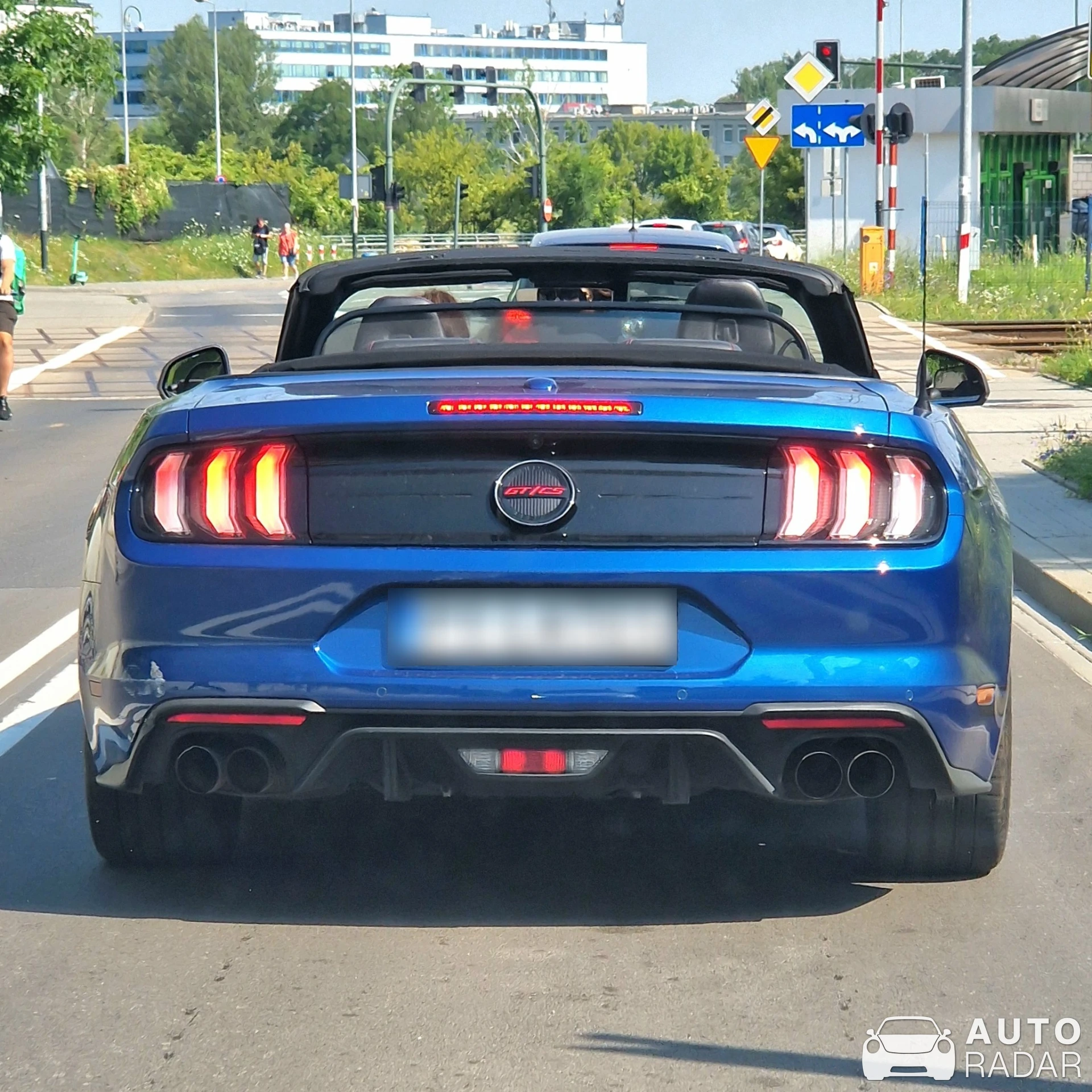 Ford Mustang GT California Special Convertible spotted in Kraków