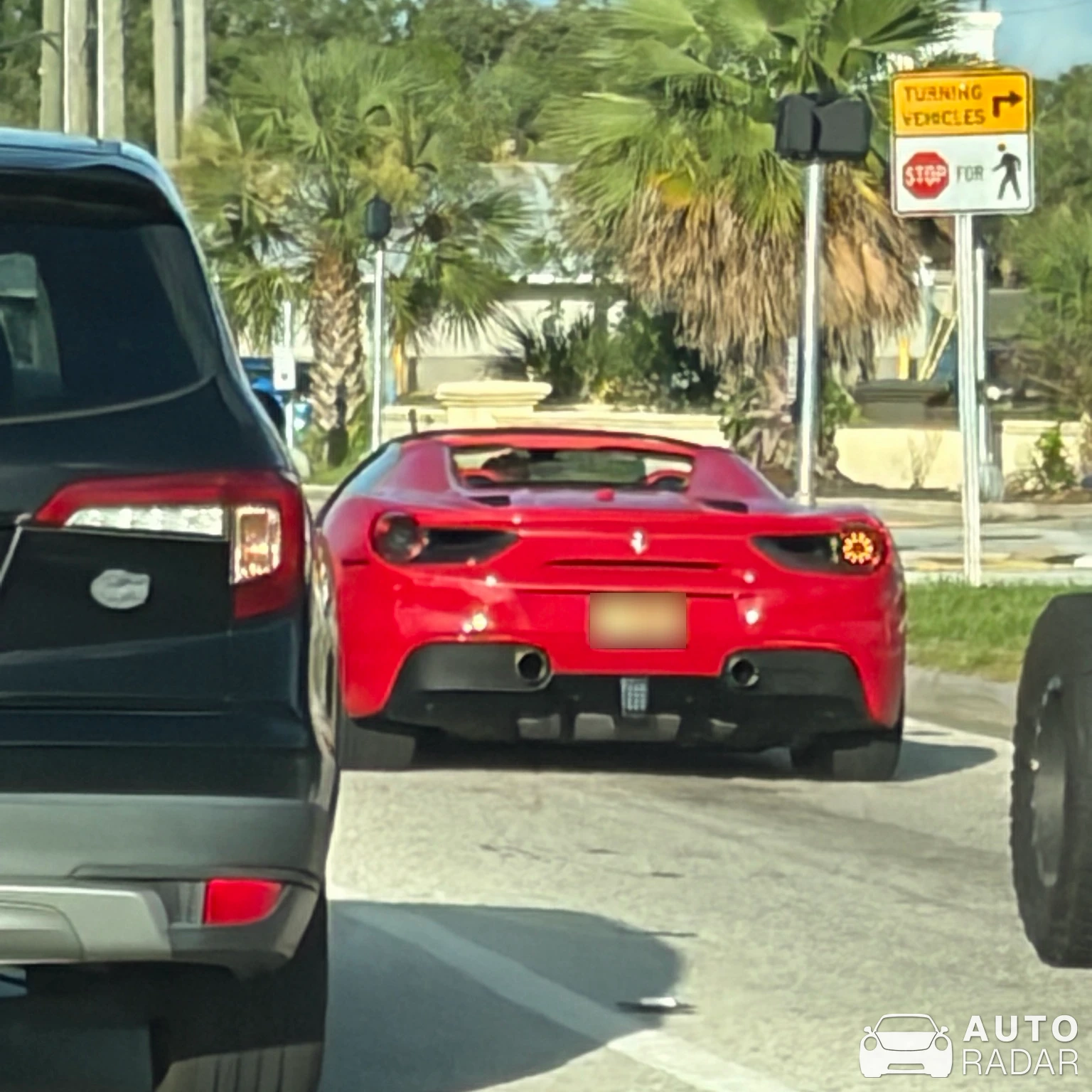 Ferrari 488 Spider spotted in Pinellas Park