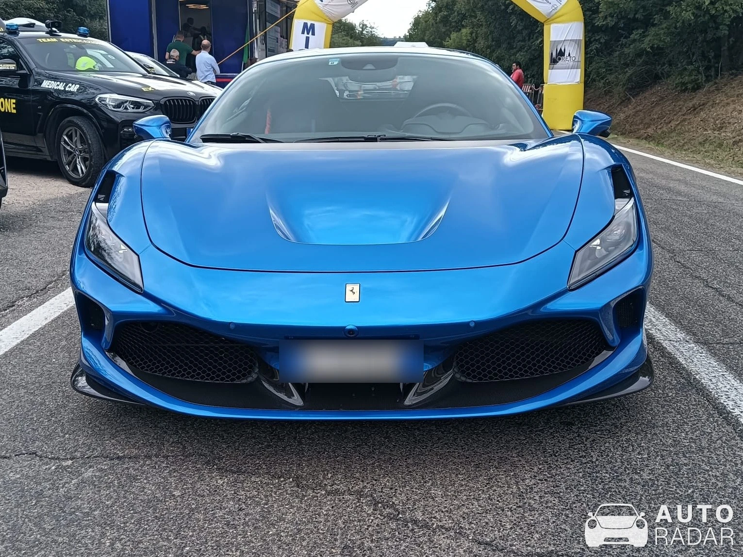 Ferrari F8 Tributo spotted in Orvieto