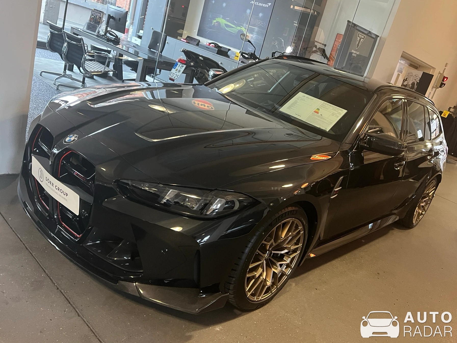 BMW M3 G81 Touring Competition spotted in Frankfurt