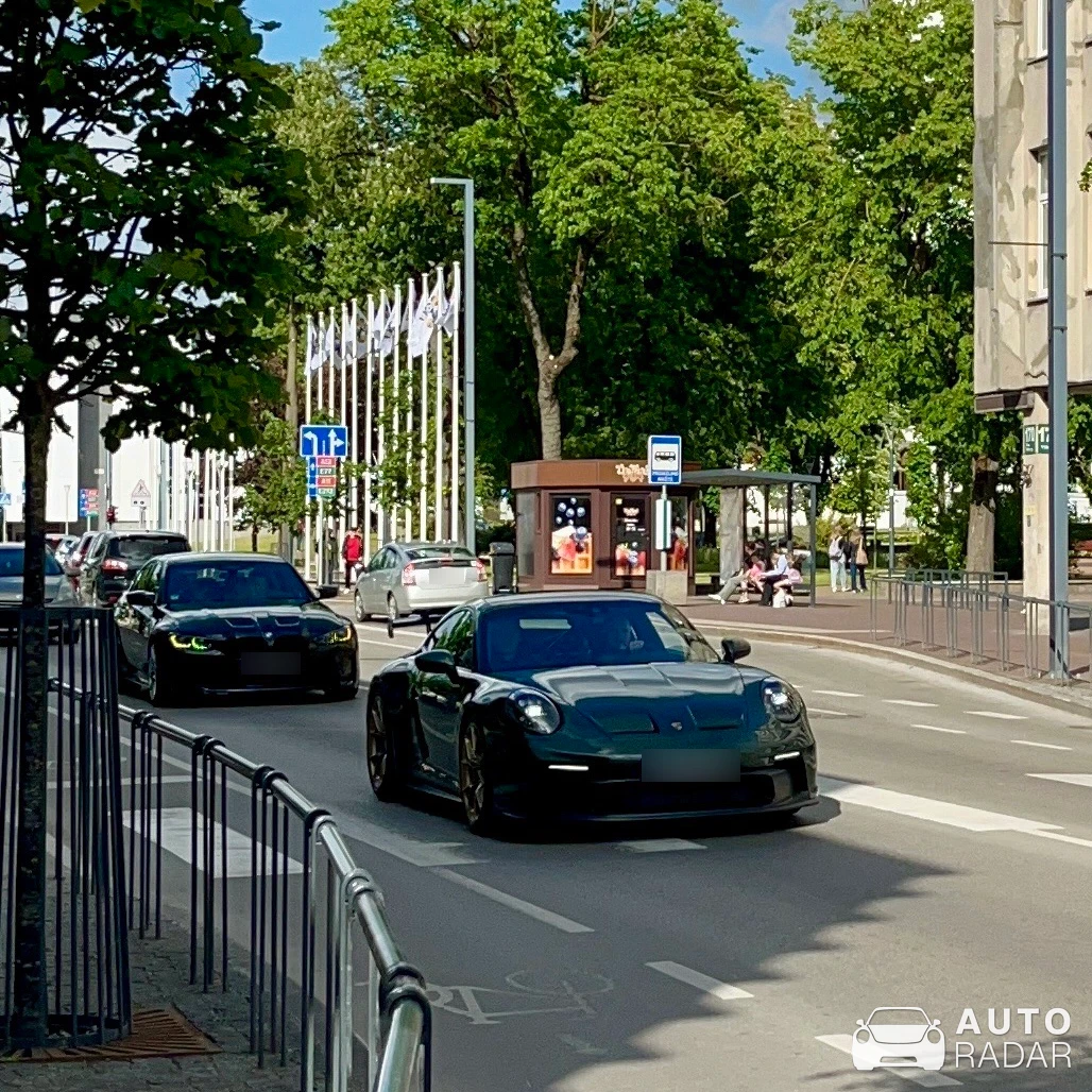 Porsche 992 GT3 MkI spotted in Šiauliai
