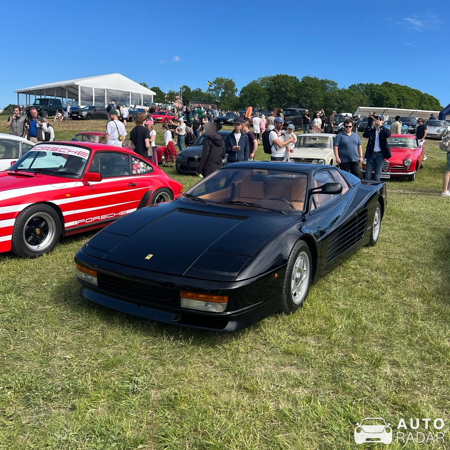 Ferrari Testarossa Monospecchio spotted in Stockholm