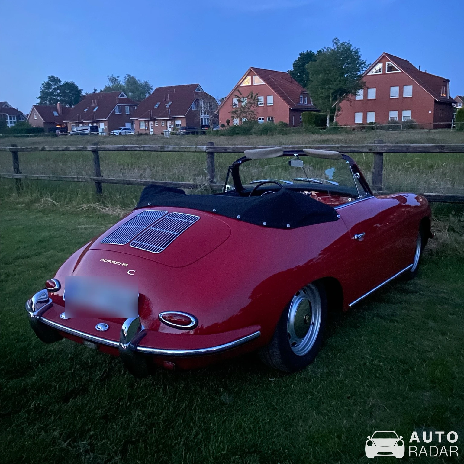 Porsche 356 C Cabriolet spotted in Großefehn