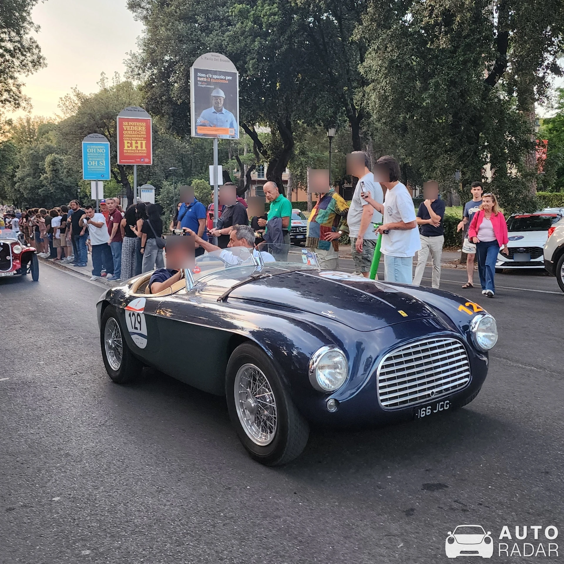 Ferrari 166 MM spotted in Roma