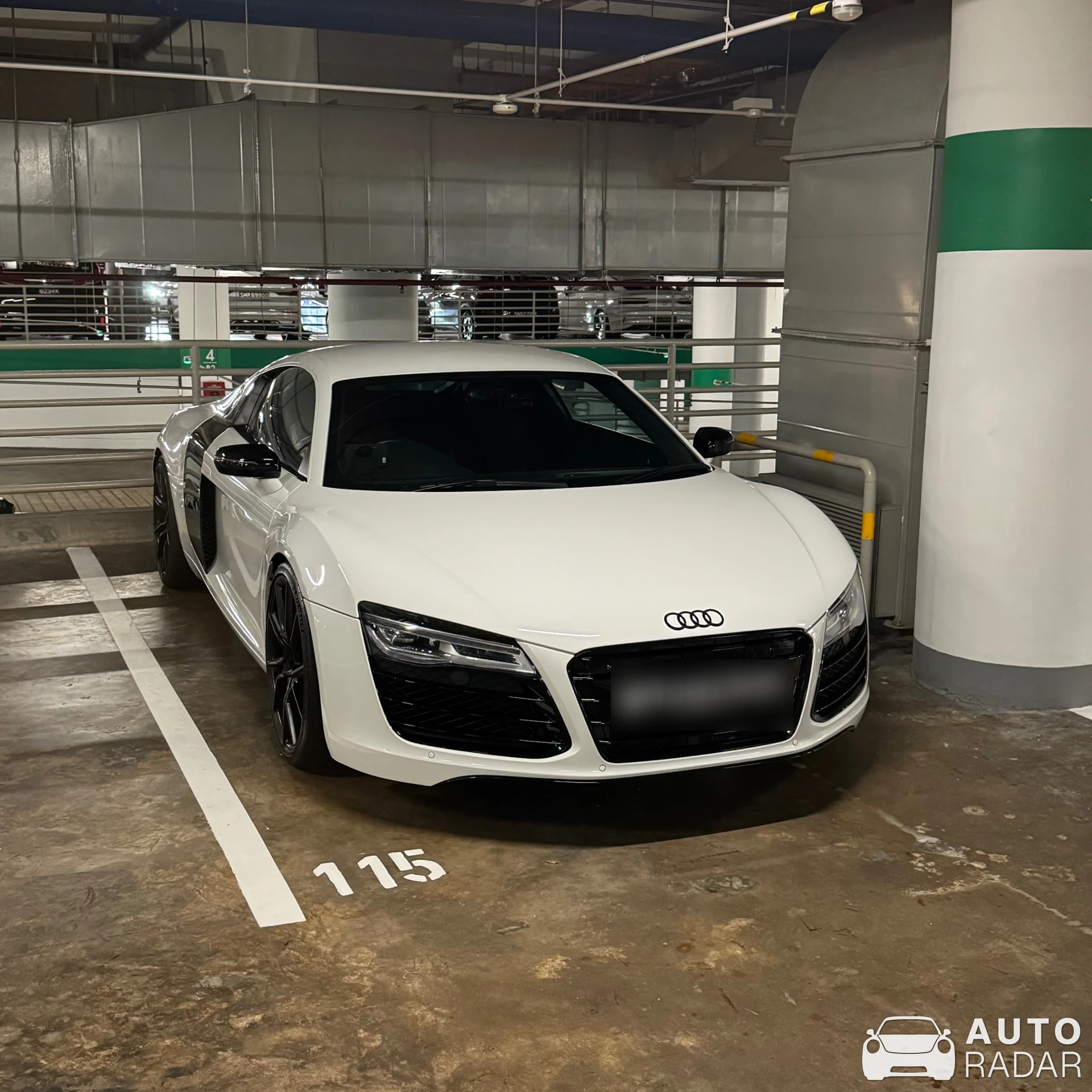 Audi R8 V8 Type 42 spotted in Singapore