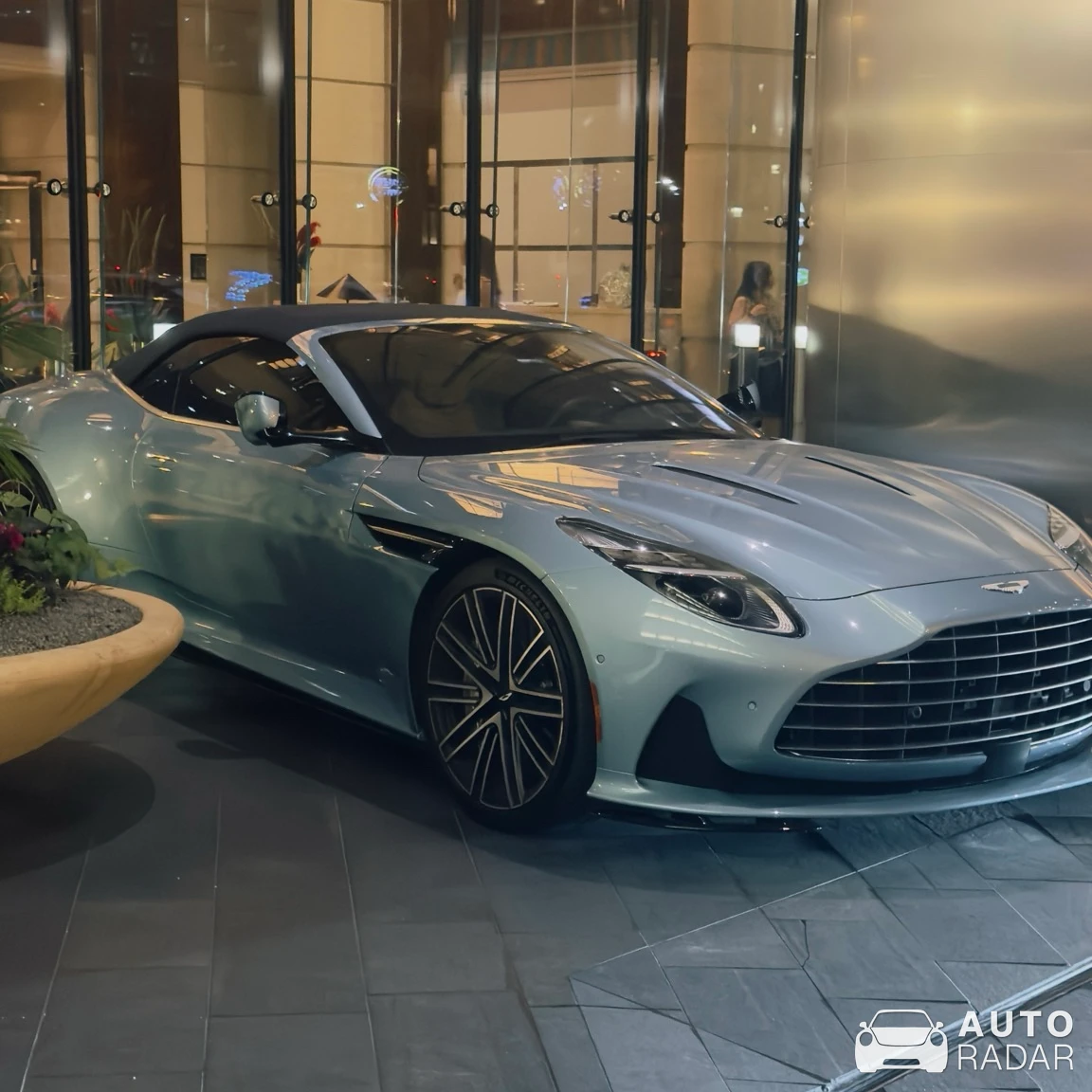 Aston Martin DB12 Volante spotted in Chicago