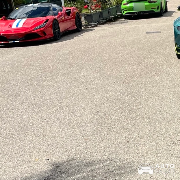 Ferrari F8 Tributo spotted in Coimbra