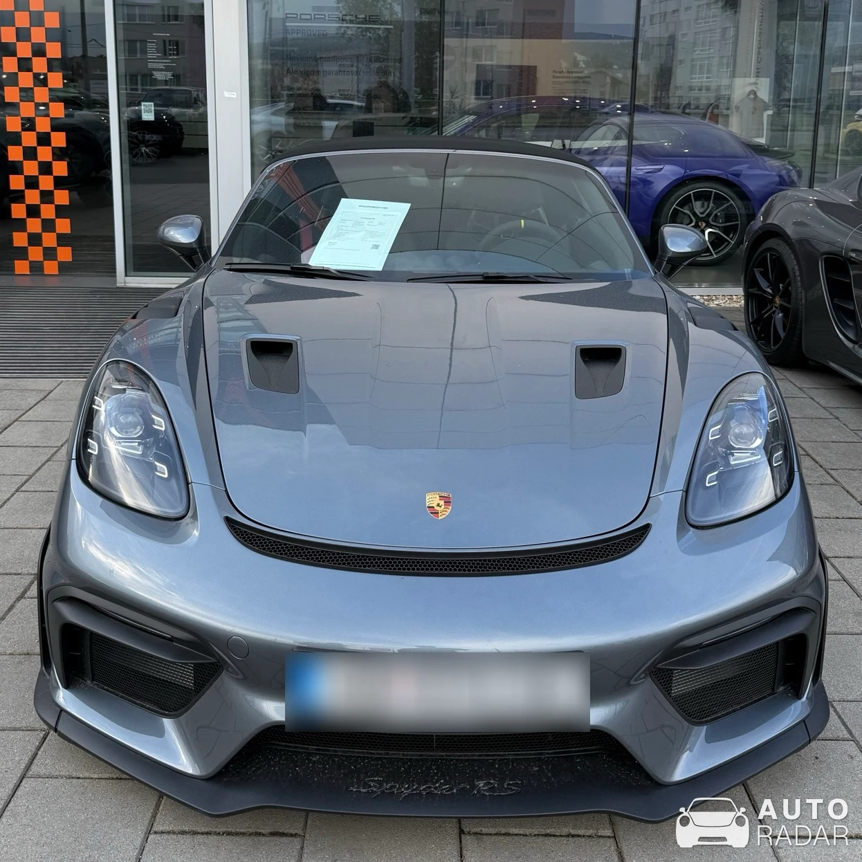 Porsche 718 Spyder RS spotted in Bratislava II