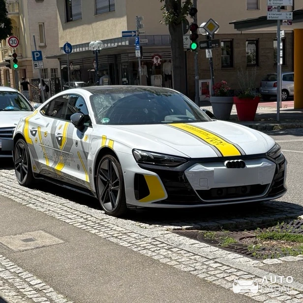 Audi E-Tron GT spotted in Fellbach