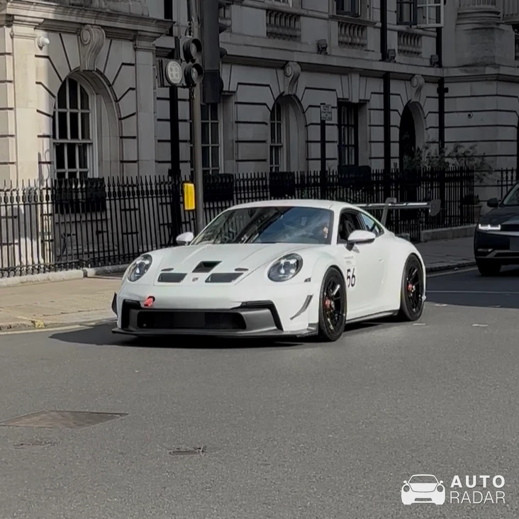 Porsche 992 GT3 Cup Phoenix Racing spotted in London