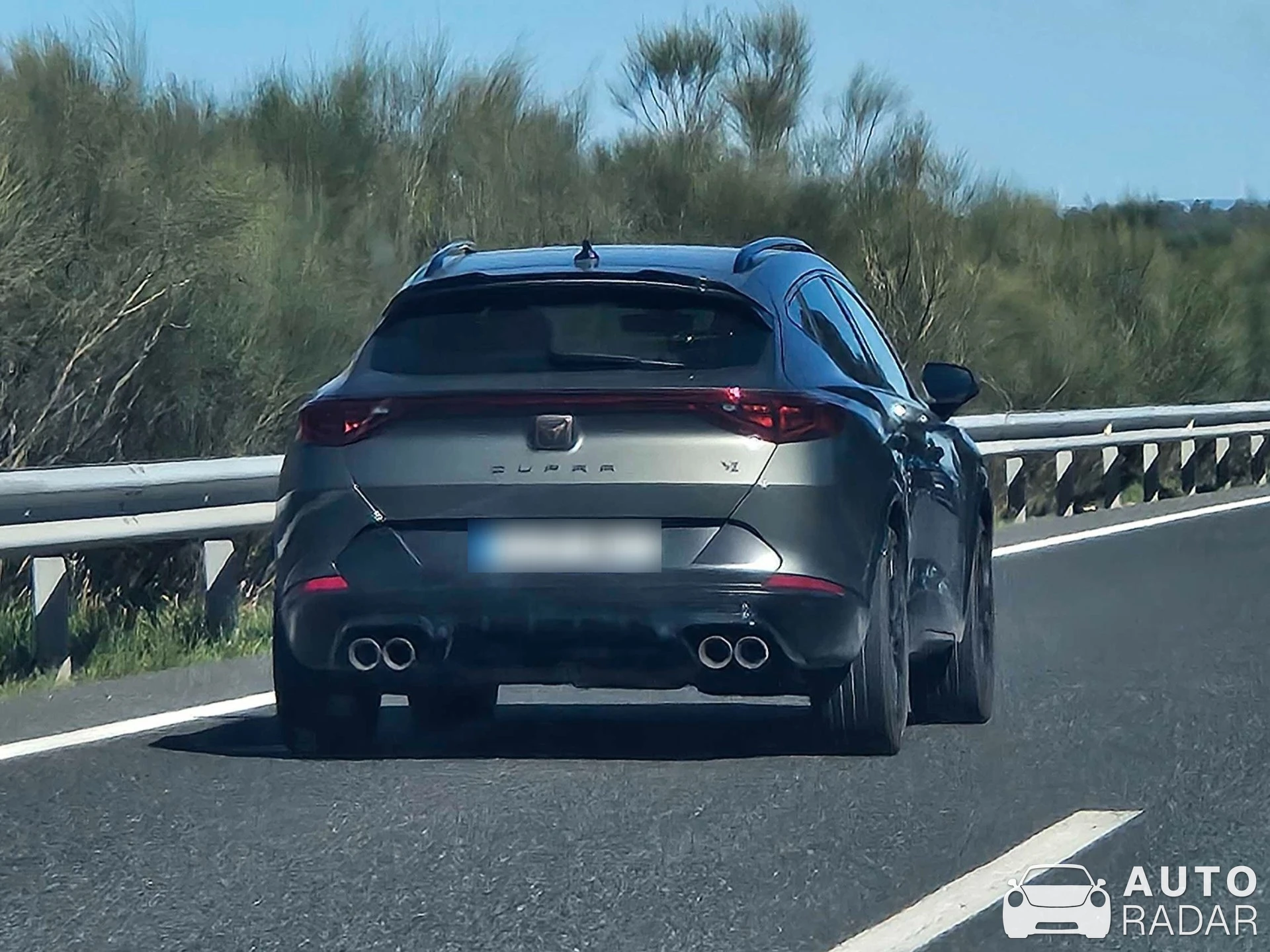CUPRA Formentor VZ spotted in Segorbe