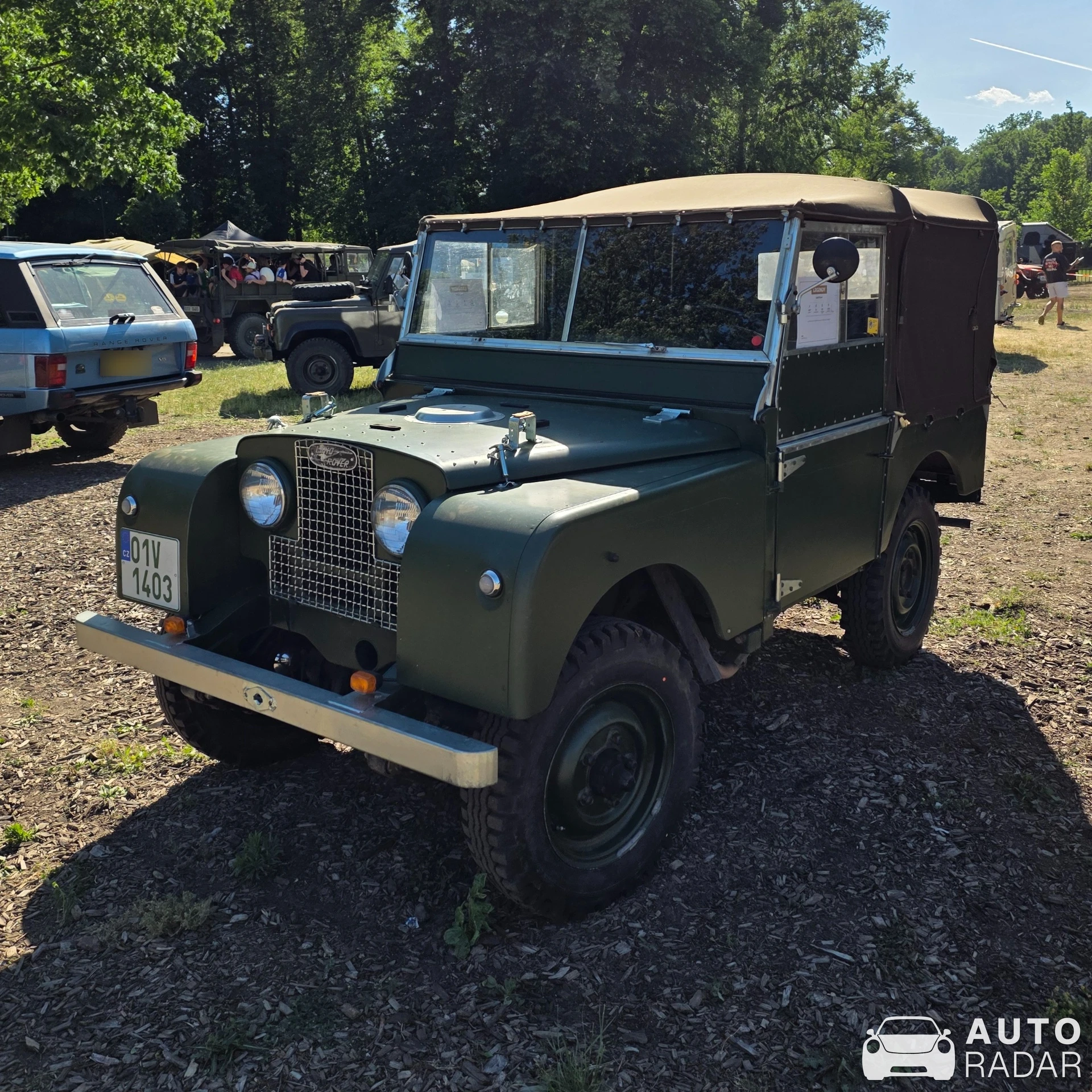 Land Rover Series 1 spotted in Praha