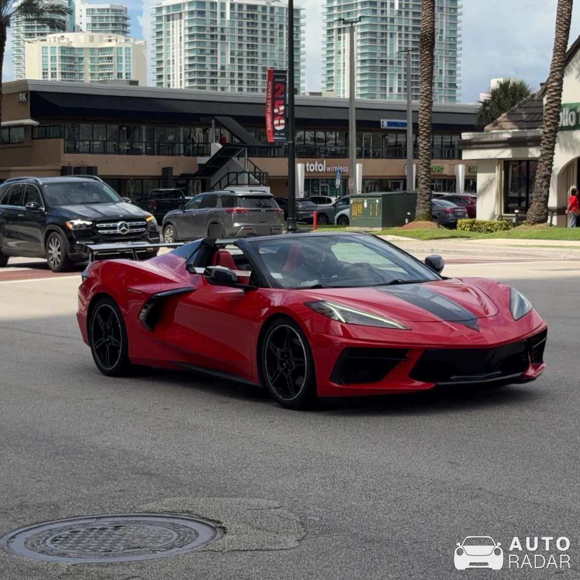 Chevrolet Corvette C8 Stingray Convertible spotted in Sunny Isles Beach