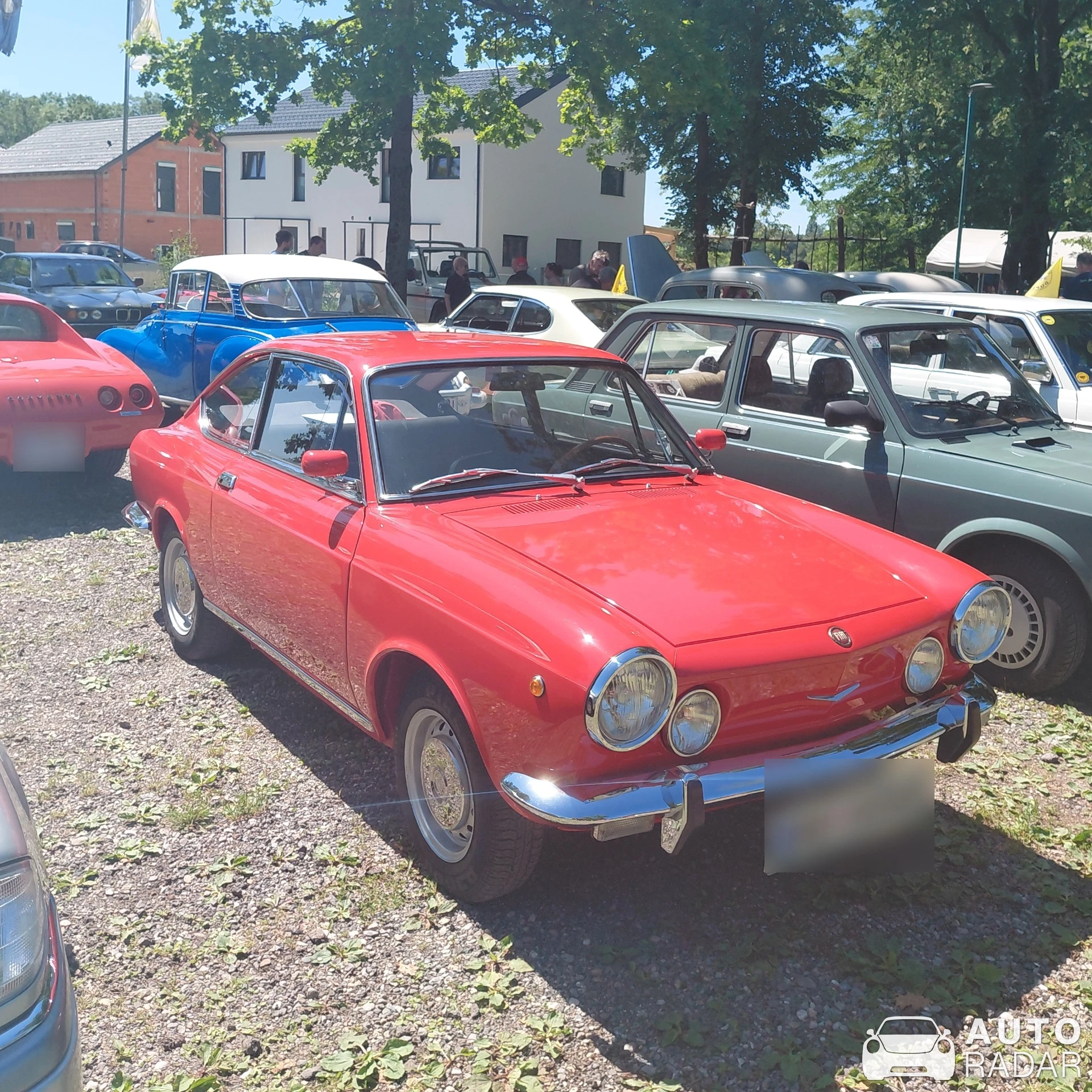 Fiat 850 Spider spotted in Duplek