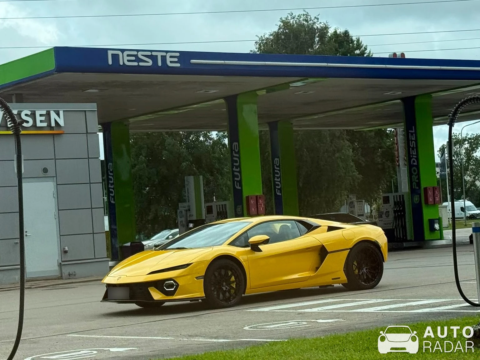 Lamborghini Temerario spotted in Jūrmala