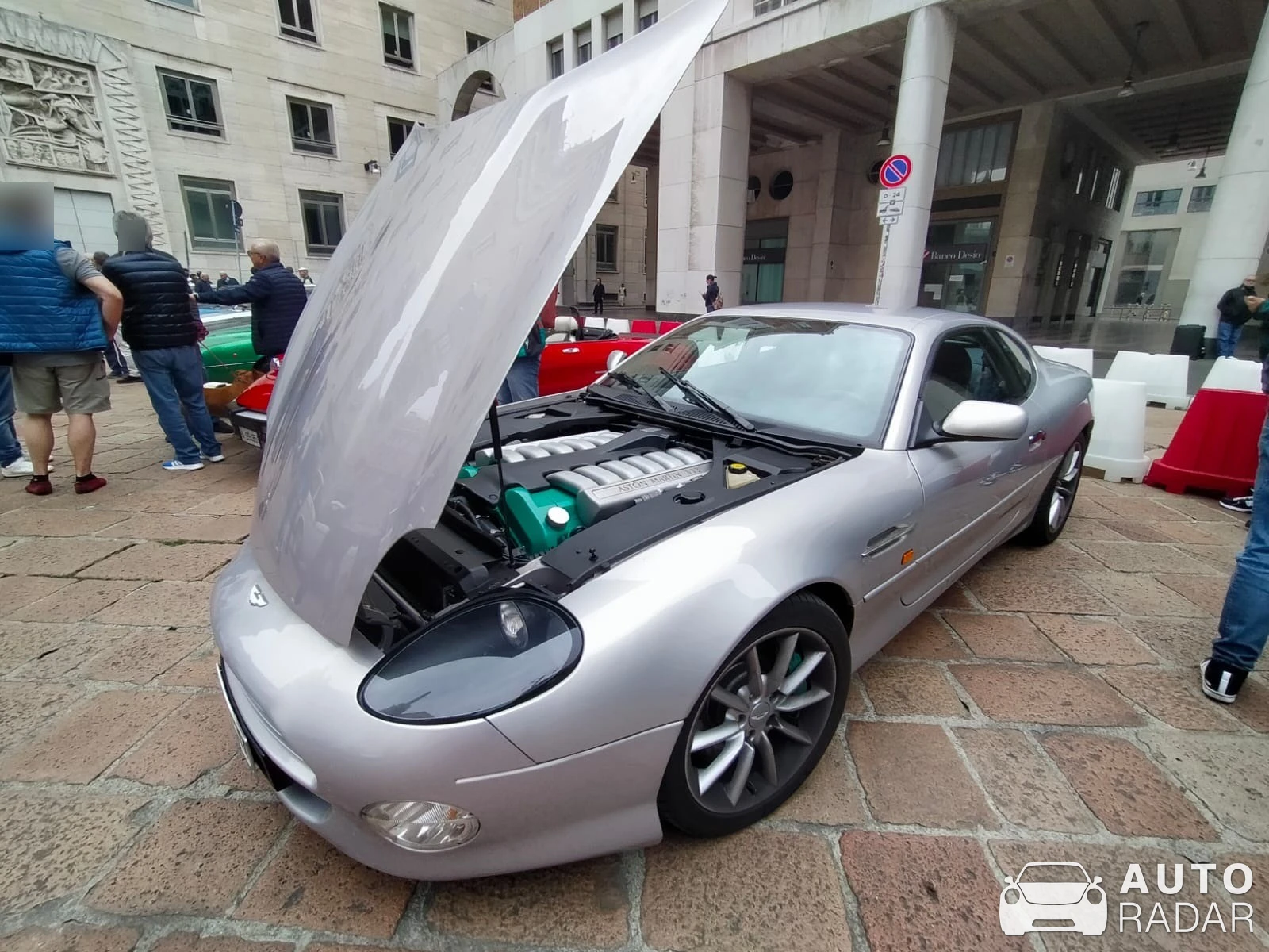 Aston Martin DB7 Vantage Volante spotted in Milano, Italy