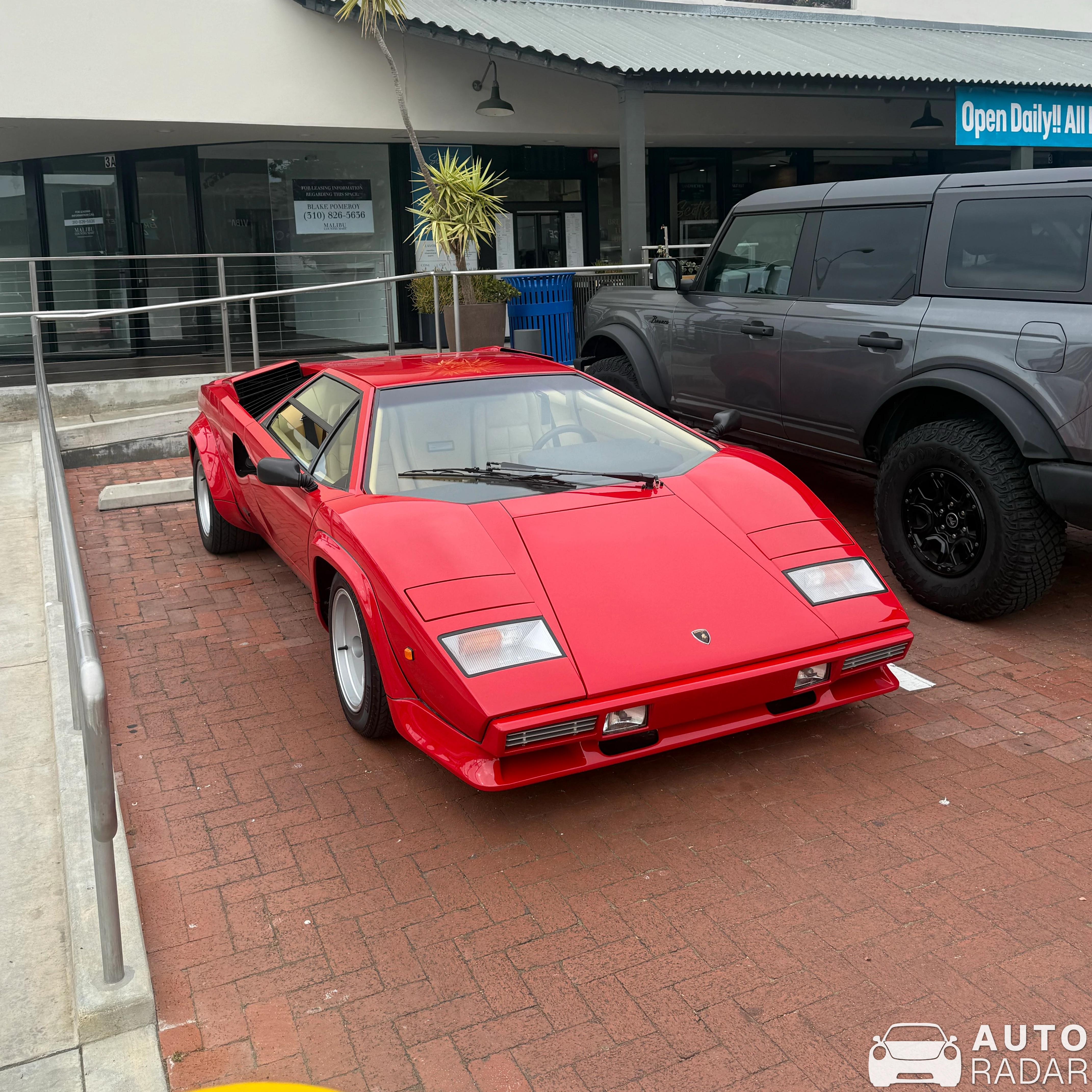 Lamborghini Countach 5000 S spotted in Malibu