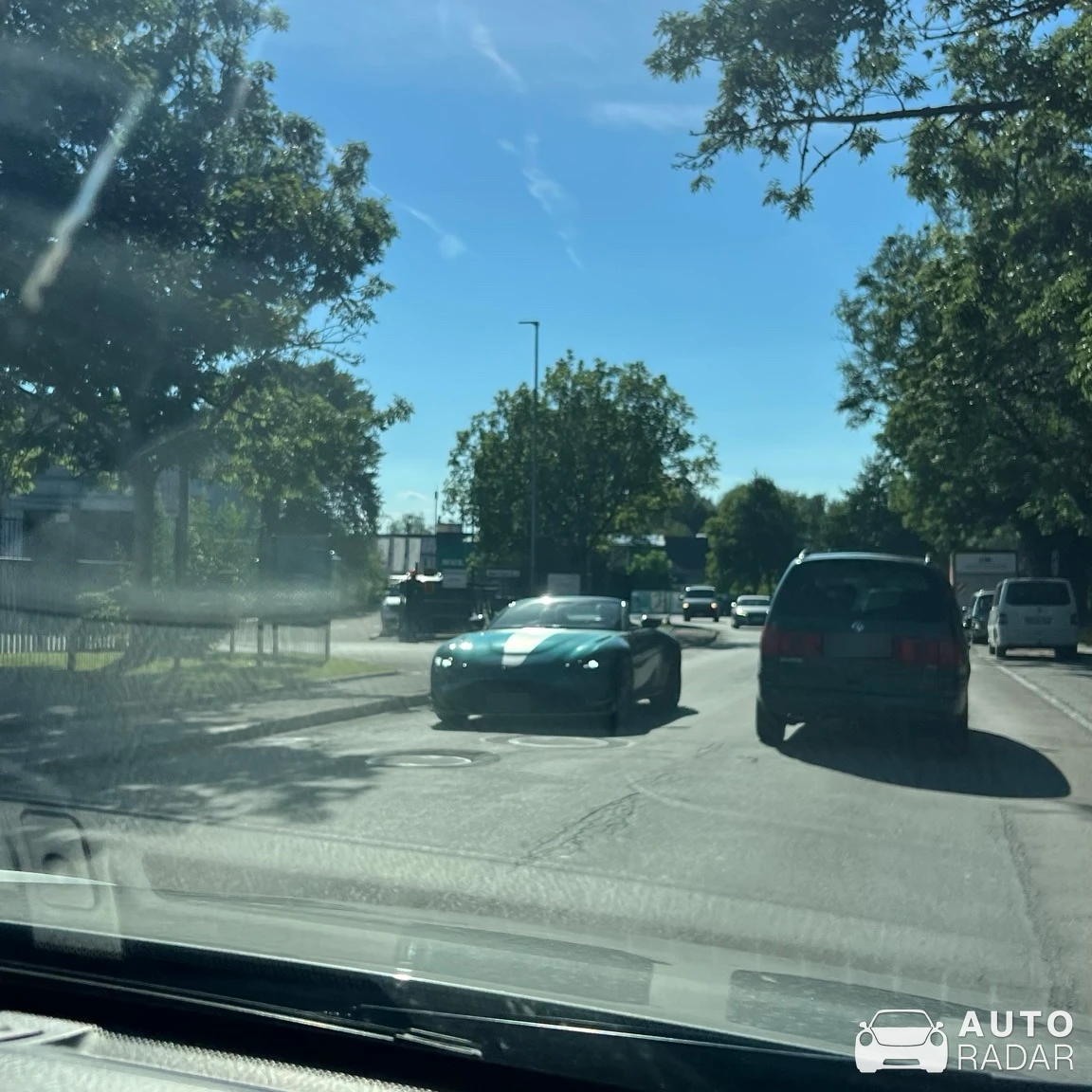 Aston Martin V8 Vantage Formula 1 Edition Roadster spotted in Lindau