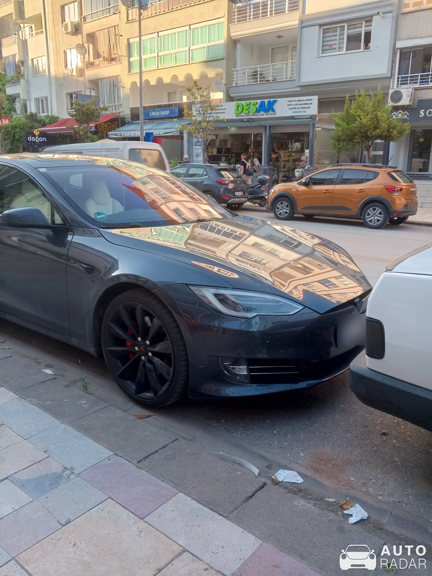 Tesla Model S spotted in Pamukkale, Türkiye