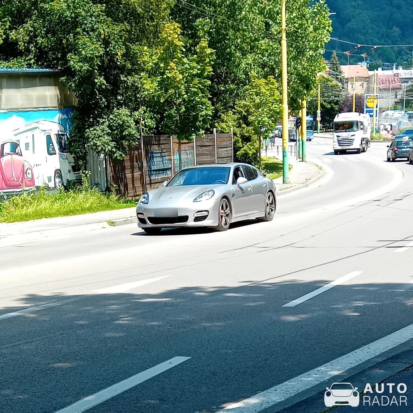 Porsche 970 Panamera Turbo spotted in Žilina