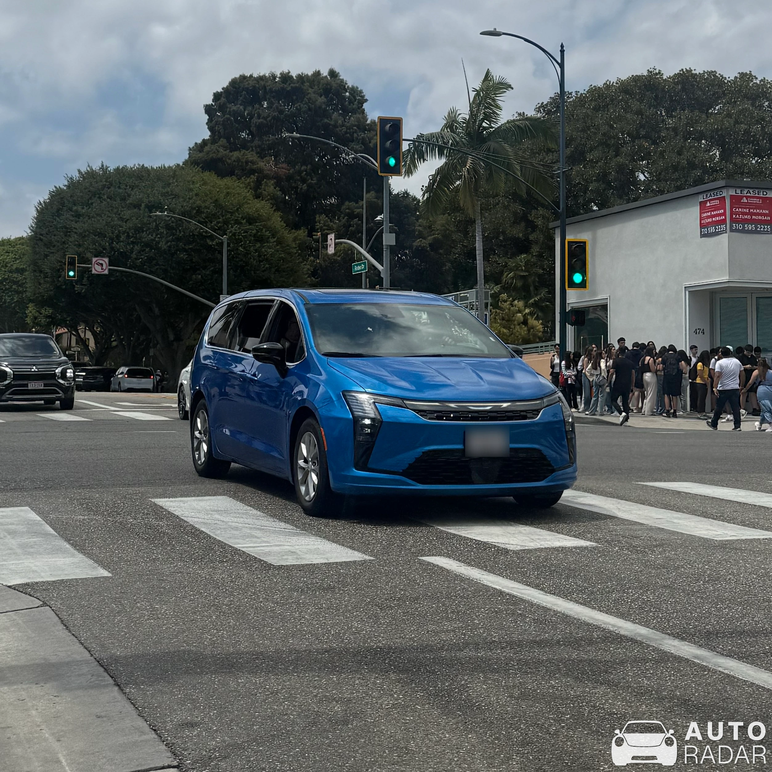 Chrysler Pacifica spotted in Beverly Hills