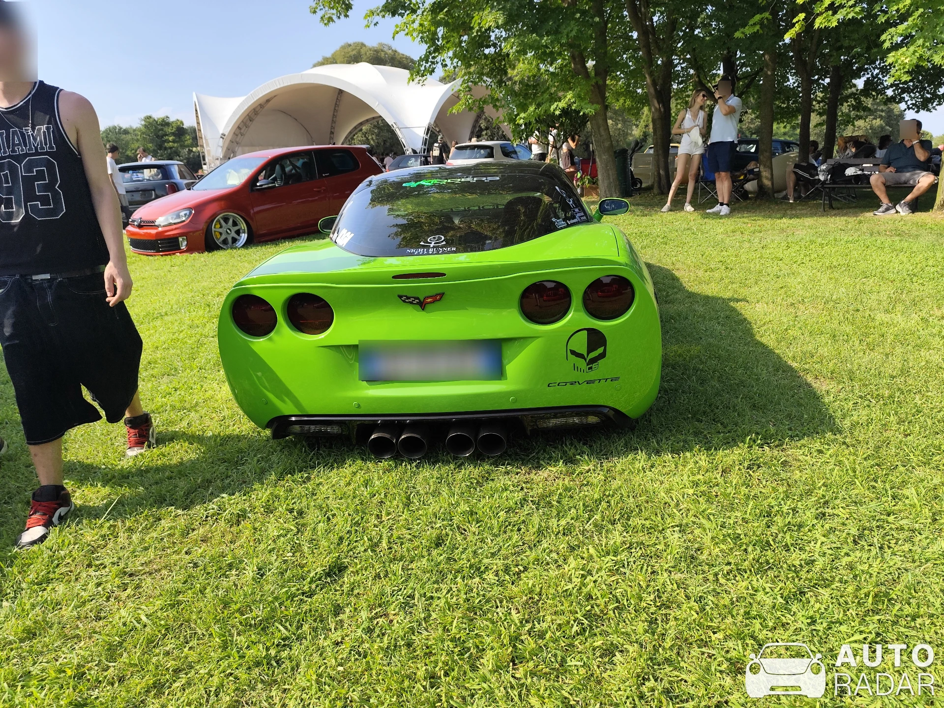 Chevrolet Corvette C6 spotted in Monzambano