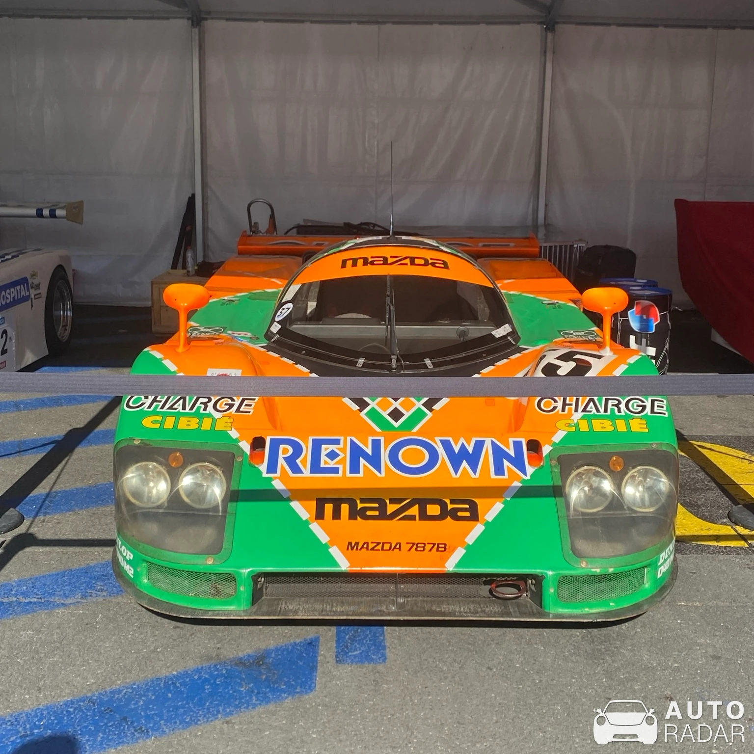 Mazda 787 spotted in Le Mans