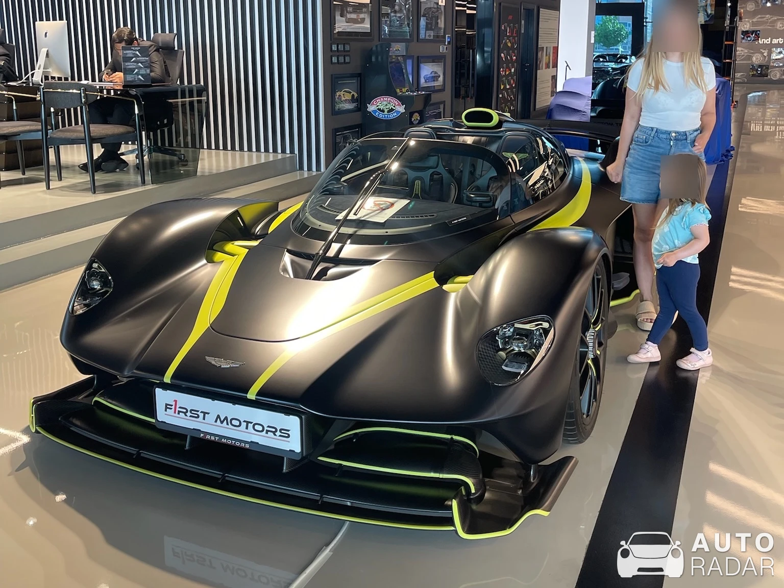 Aston Martin Valkyrie spotted in Sharjah