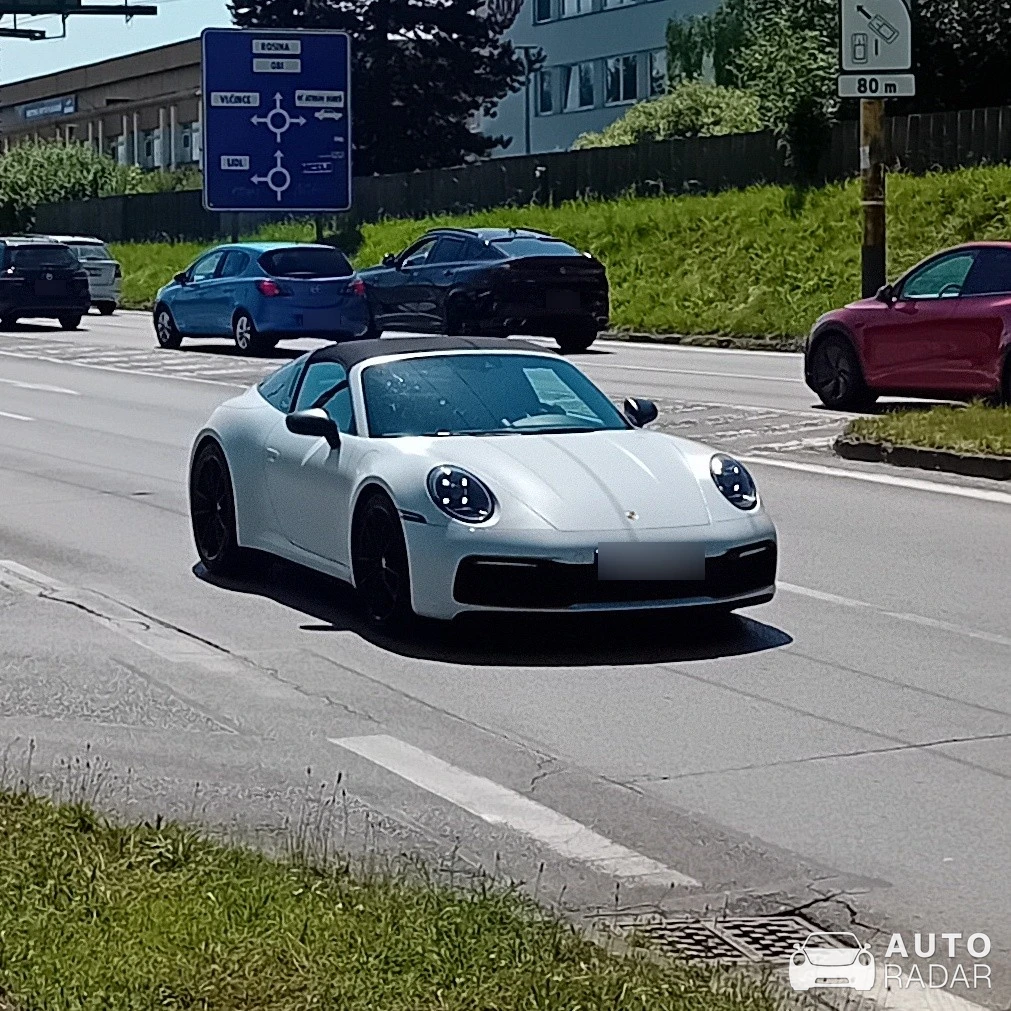 Porsche 992 Targa 4S MkI spotted in Gbeľany