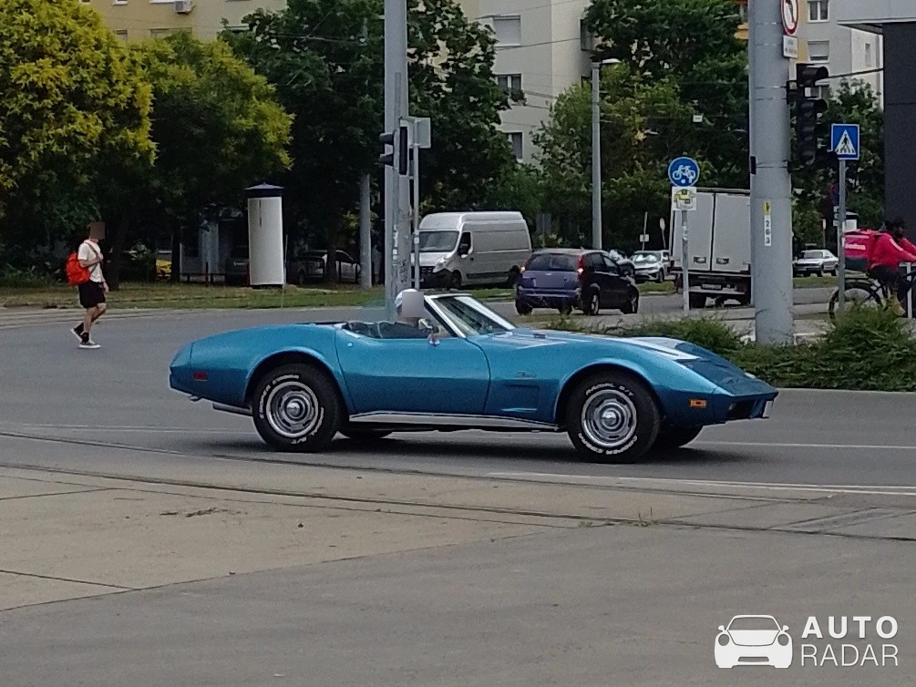 Chevrolet Corvette C3 Stingray Convertible spotted in Budapest